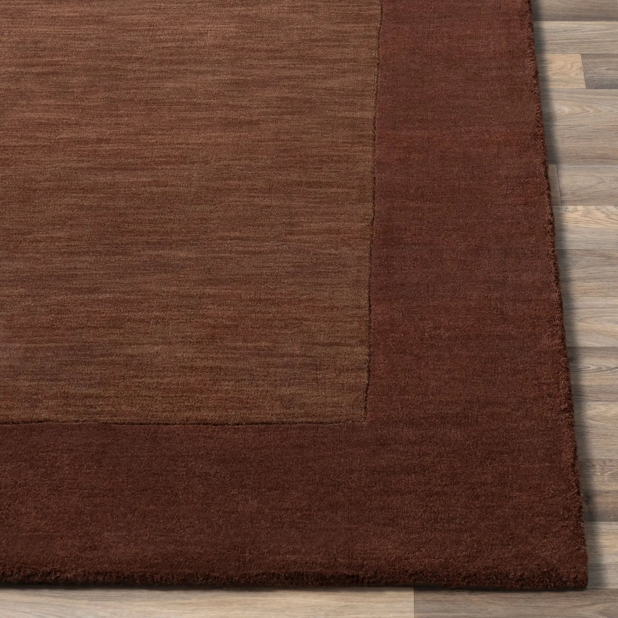 Mystique M-294 Dark-Brown Area Rug by LIVABLISS