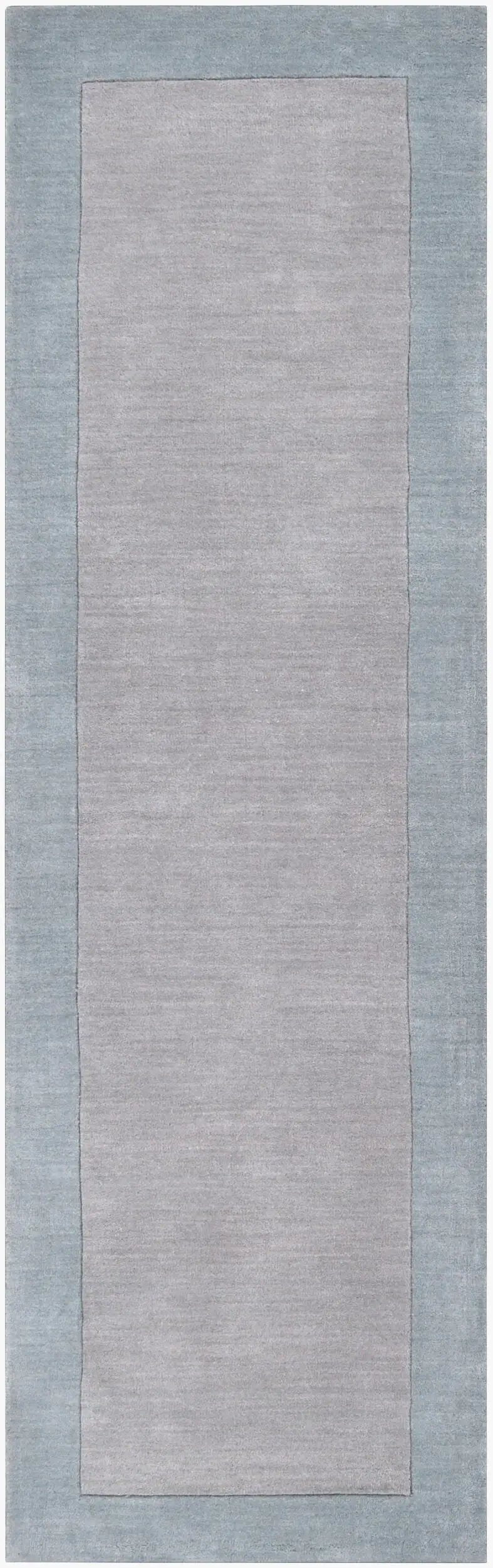 Mystique M-305 Medium Gray Area Rug by LIVABLISS