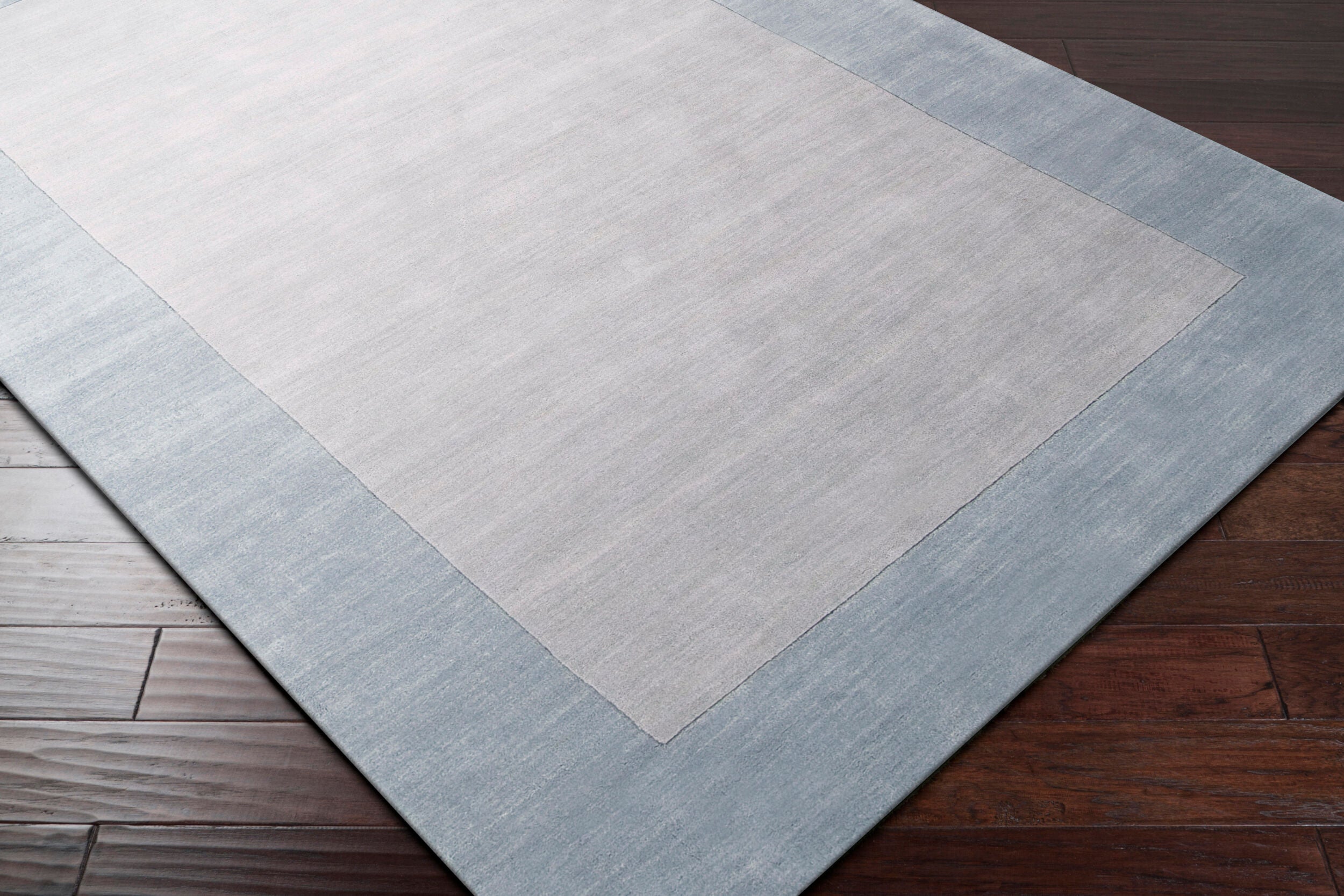 LIVABLISS Mystique M-305 Medium Gray Hand Loomed Area Rug