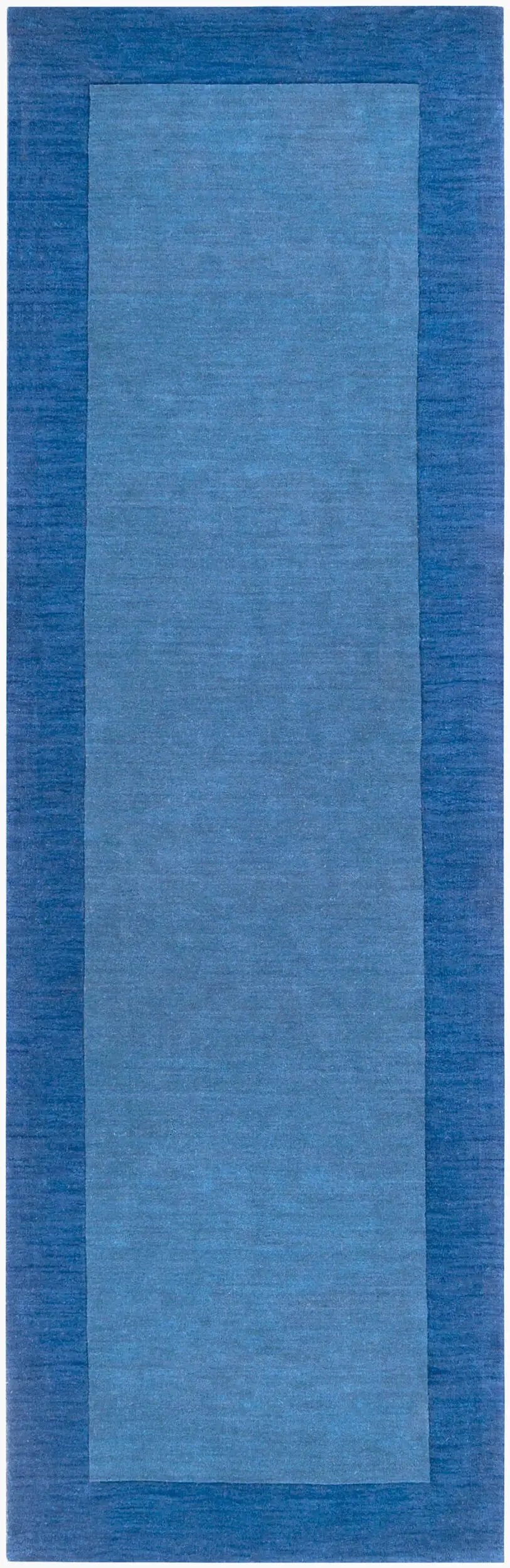 Mystique M-308 Dark Blue Area Rug by LIVABLISS