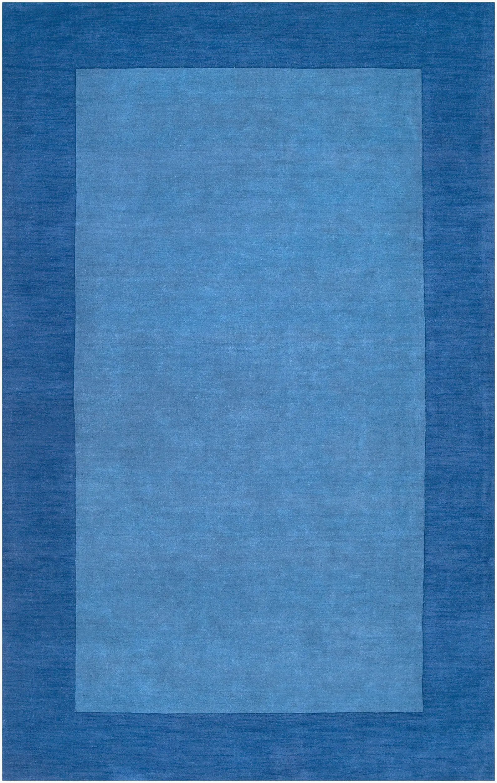 Mystique M-308 Dark Blue Area Rug by LIVABLISS