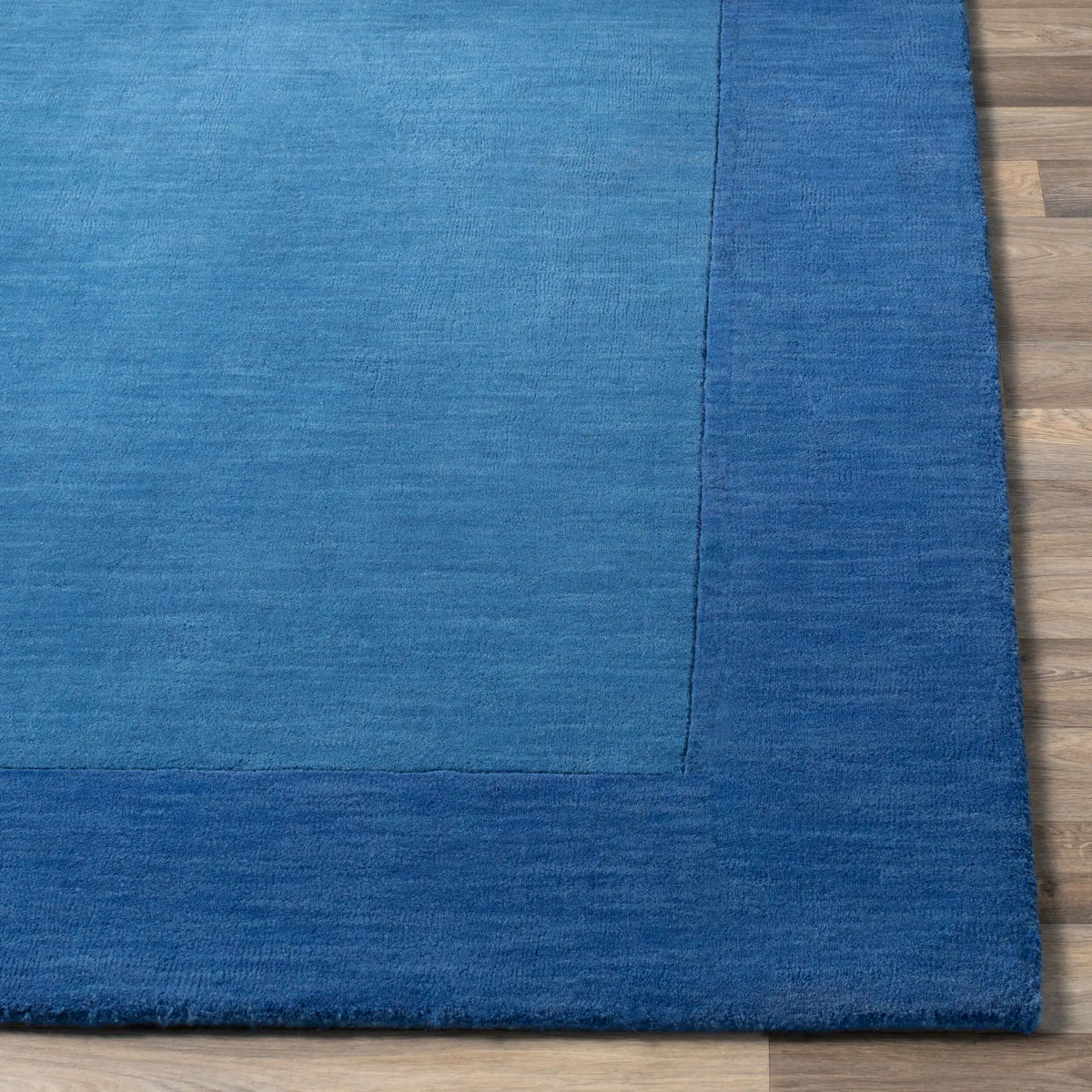 Mystique M-308 Dark Blue Area Rug by LIVABLISS