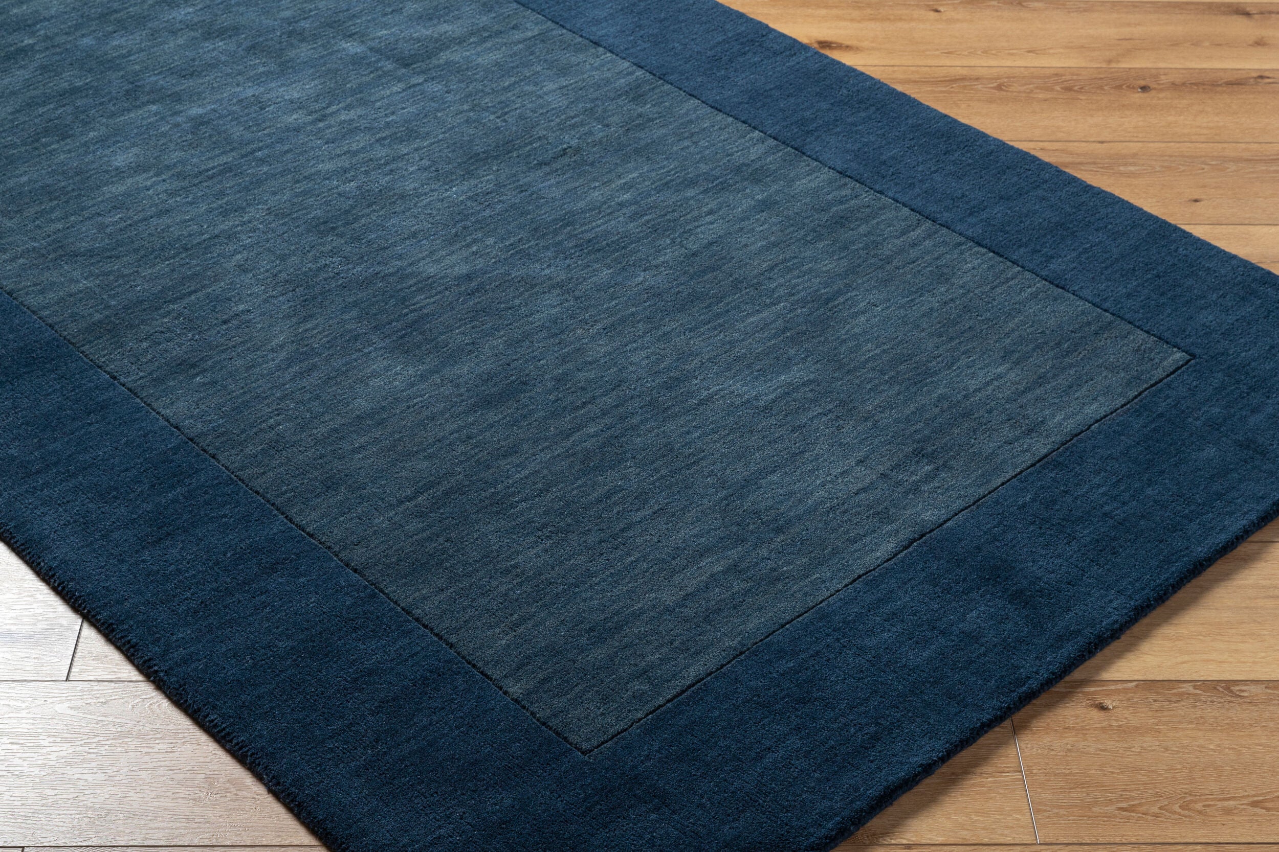 LIVABLISS Mystique M-309 Ink Blue Hand Loomed Area Rug