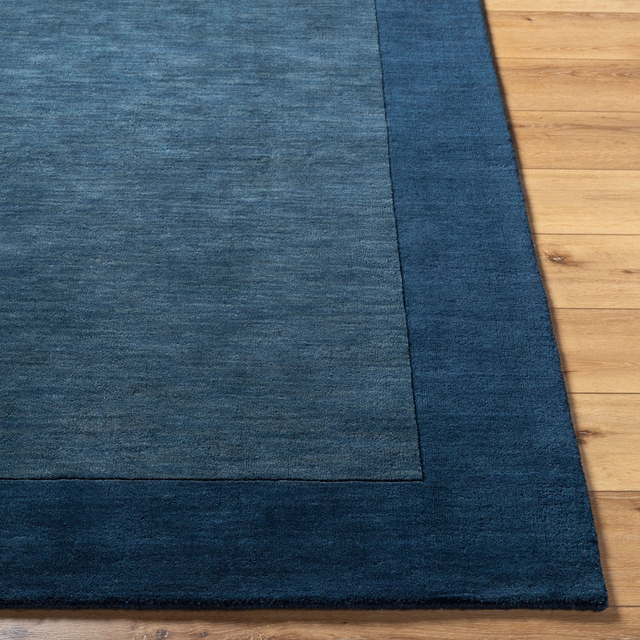 LIVABLISS Mystique M-309 Ink Blue Hand Loomed Area Rug
