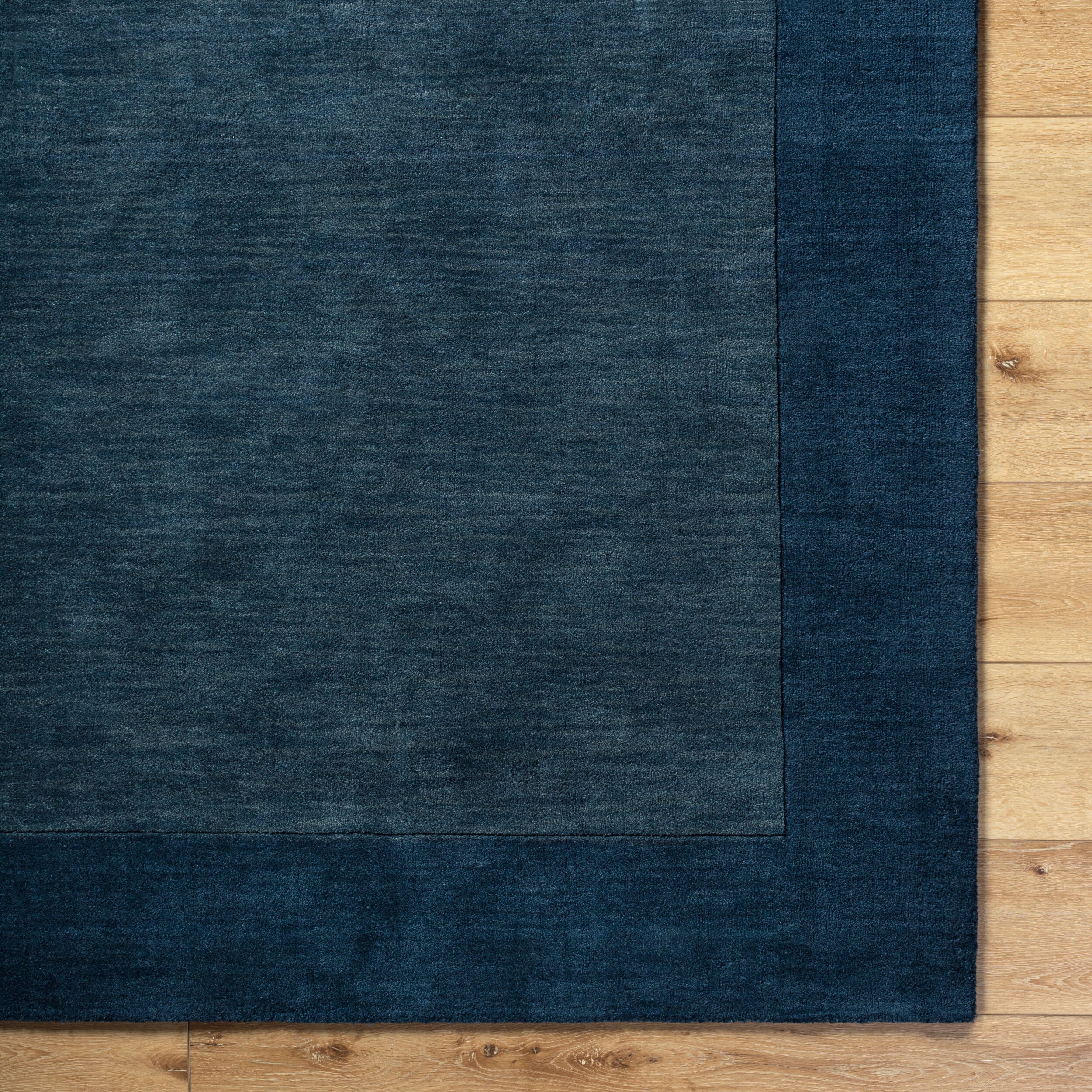 LIVABLISS Mystique M-309 Ink Blue Hand Loomed Area Rug