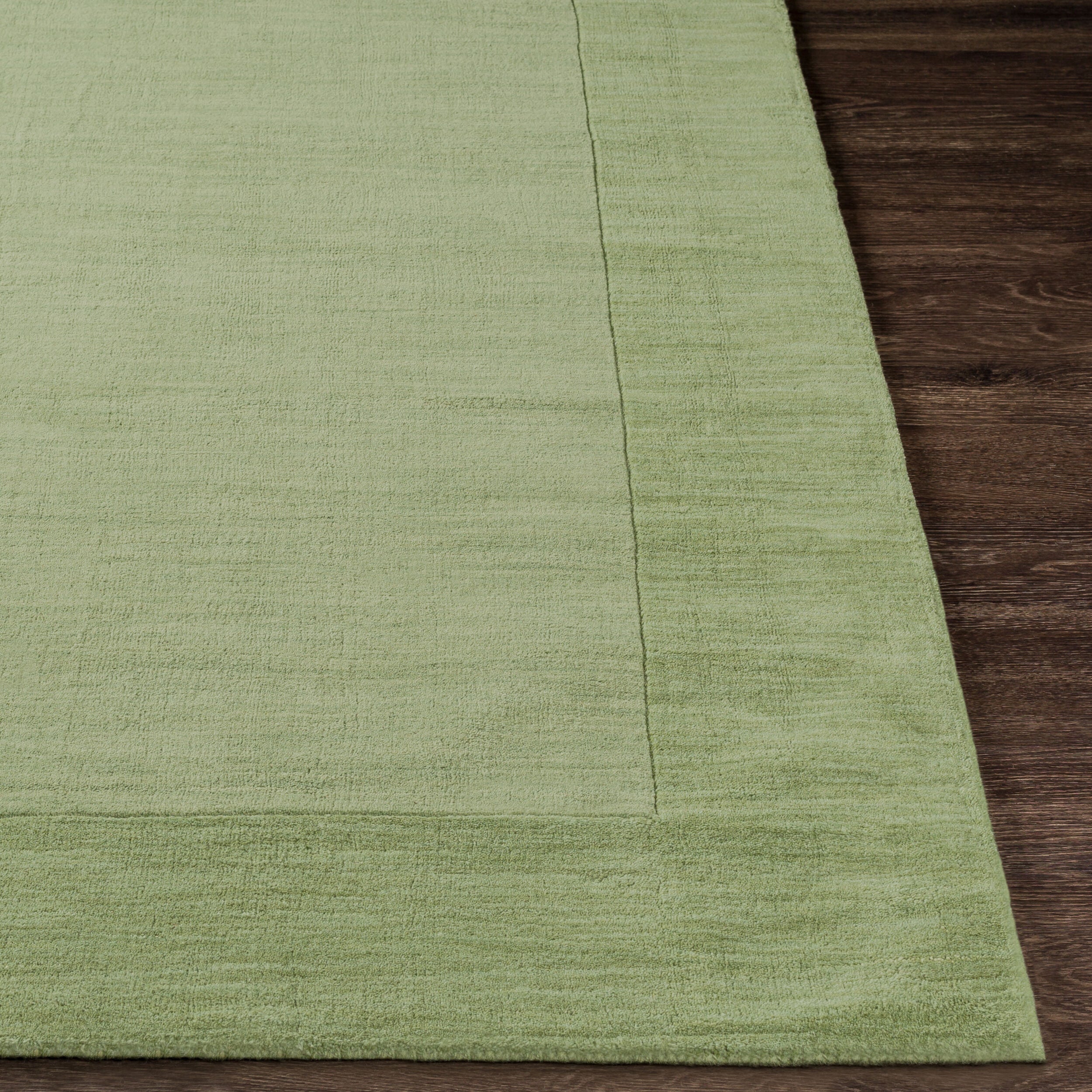 LIVABLISS Mystique M-310 Medium Green Hand Loomed Area Rug