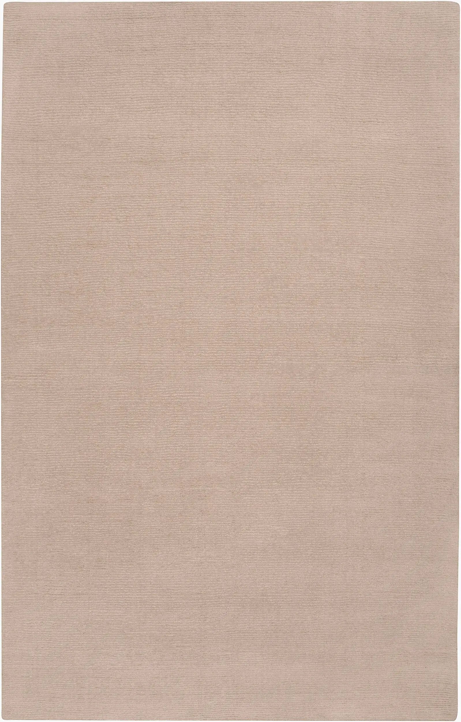 Livabliss Mystique M-335 Tan hand-loomed wool area rug with high-and-low pile texture, providing a flexible neutral anchor for modern interiors.