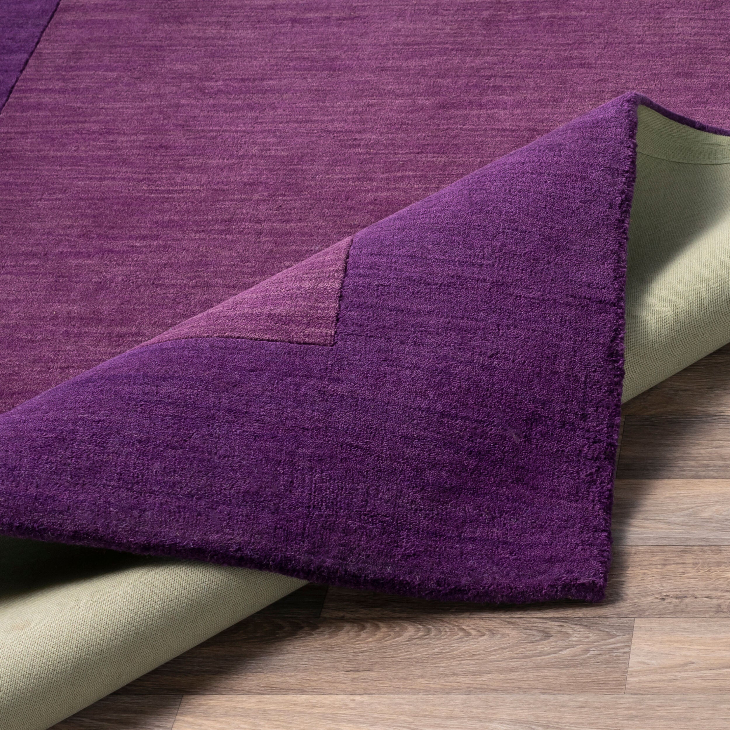 LIVABLISS Mystique M-349 Purple Hand Loomed Area Rug