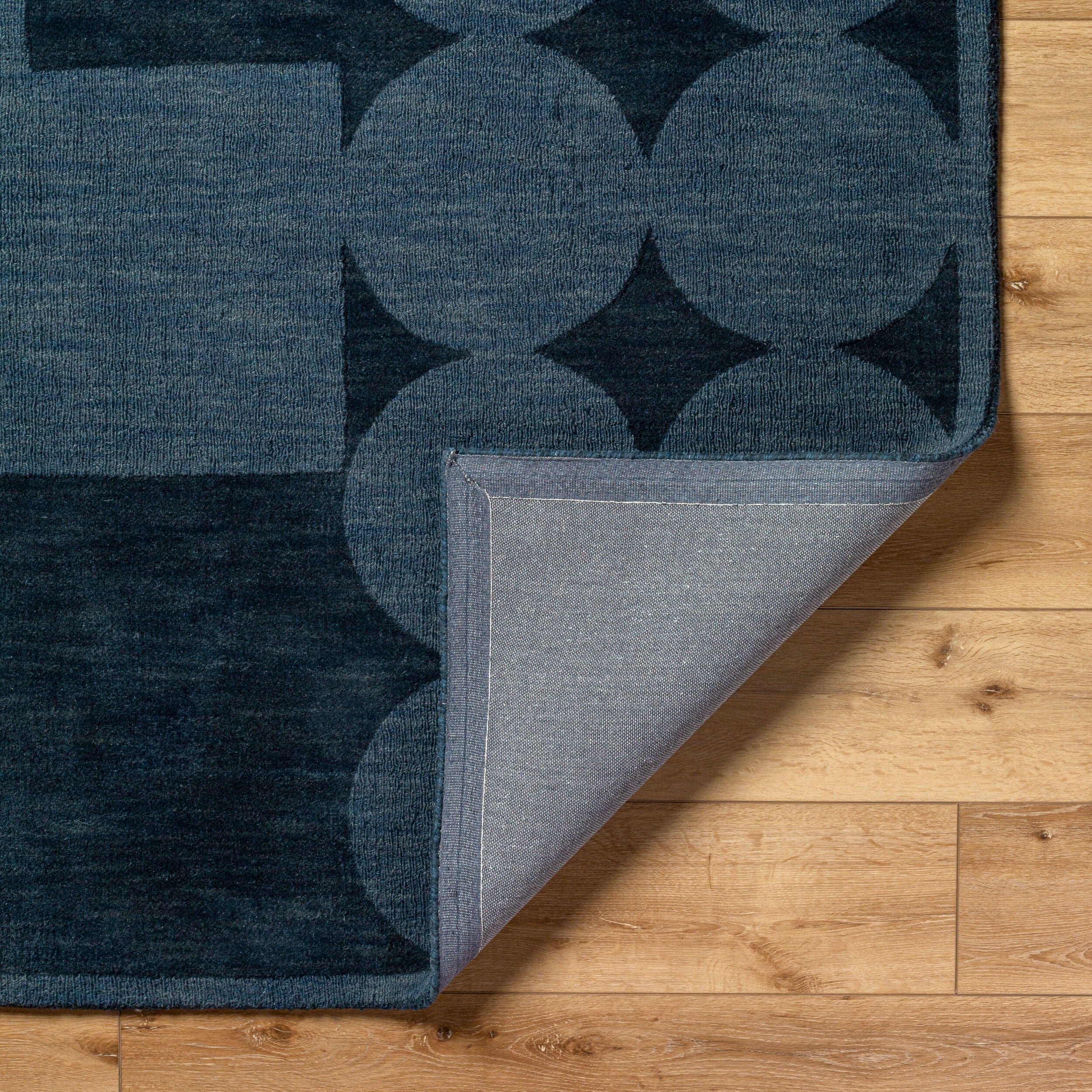 Surya Mystique M-5479 Navy Area Rug by LIVABLISS