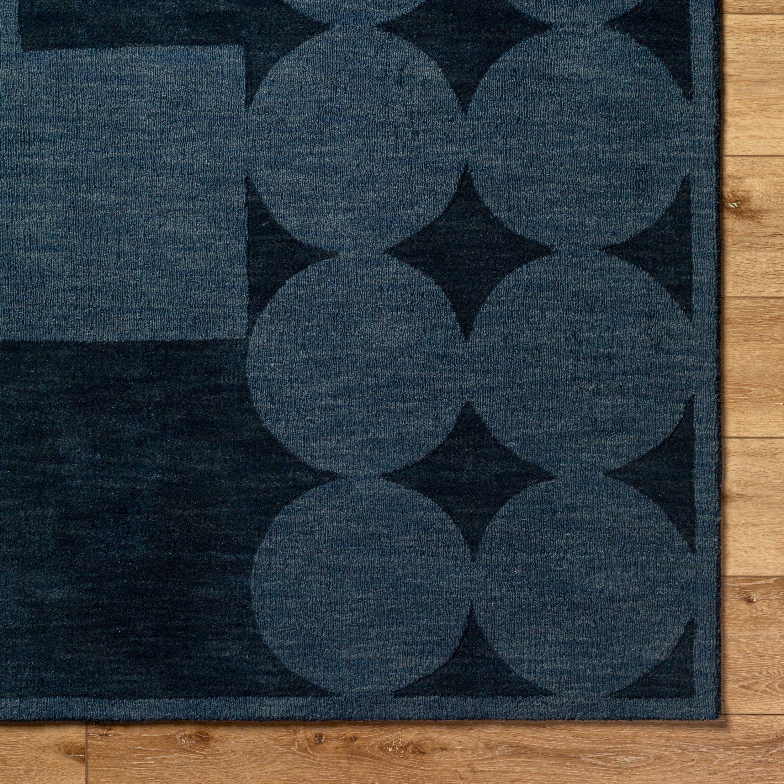 Surya Mystique M-5479 Navy Area Rug by LIVABLISS
