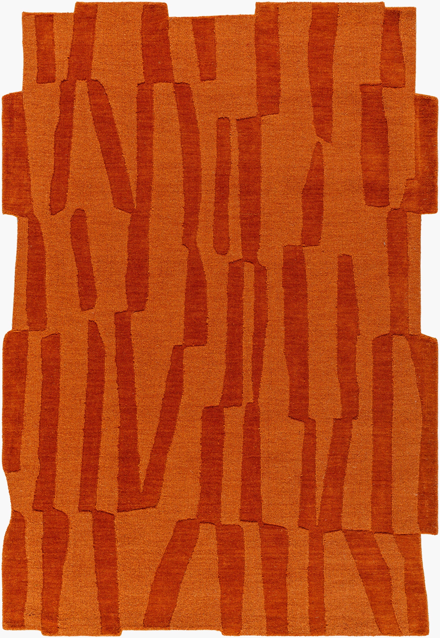 LIVABLISS Mystique M-5488 Burnt Sienna Hand Loomed Area Rug
