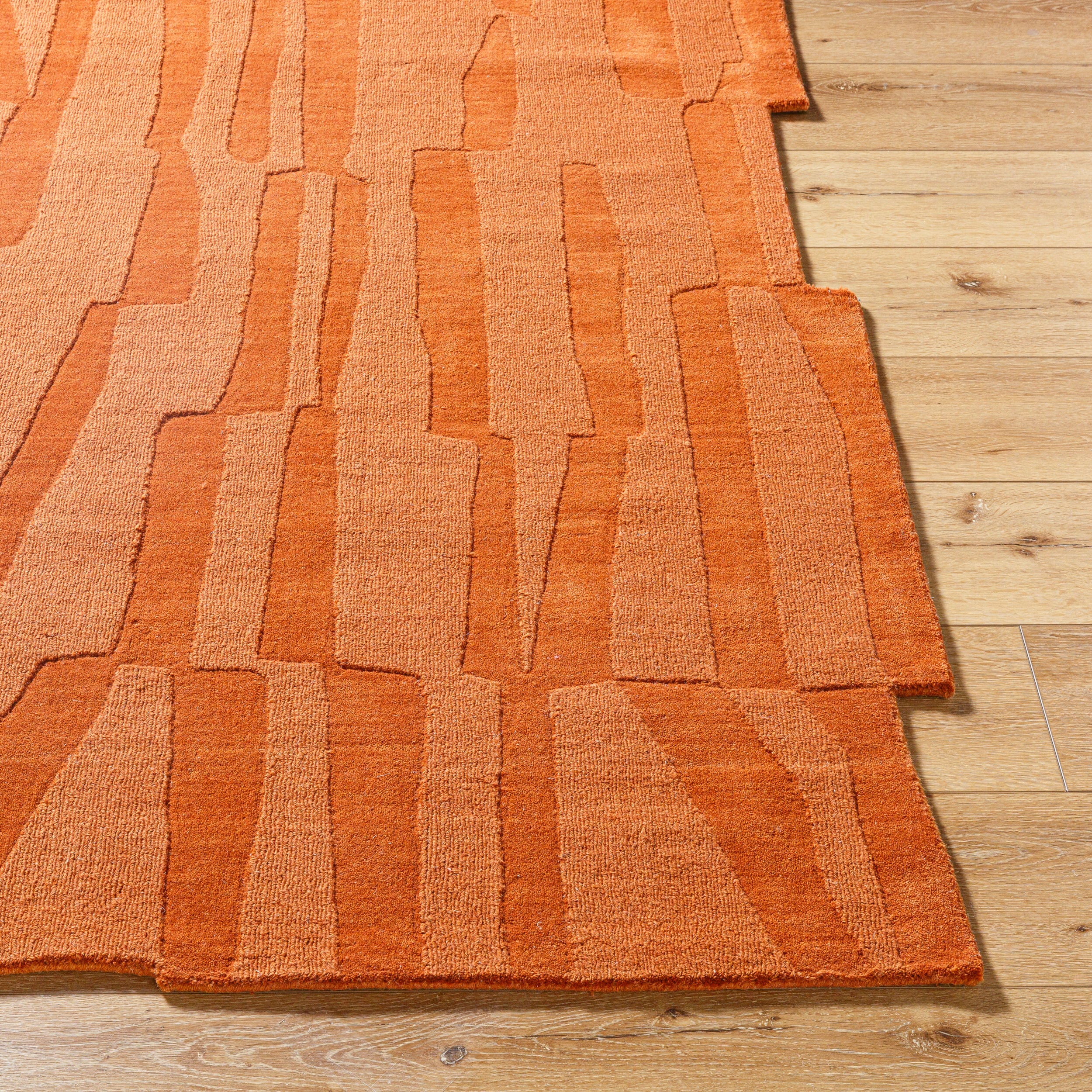 LIVABLISS Mystique M-5488 Burnt Sienna Hand Loomed Area Rug
