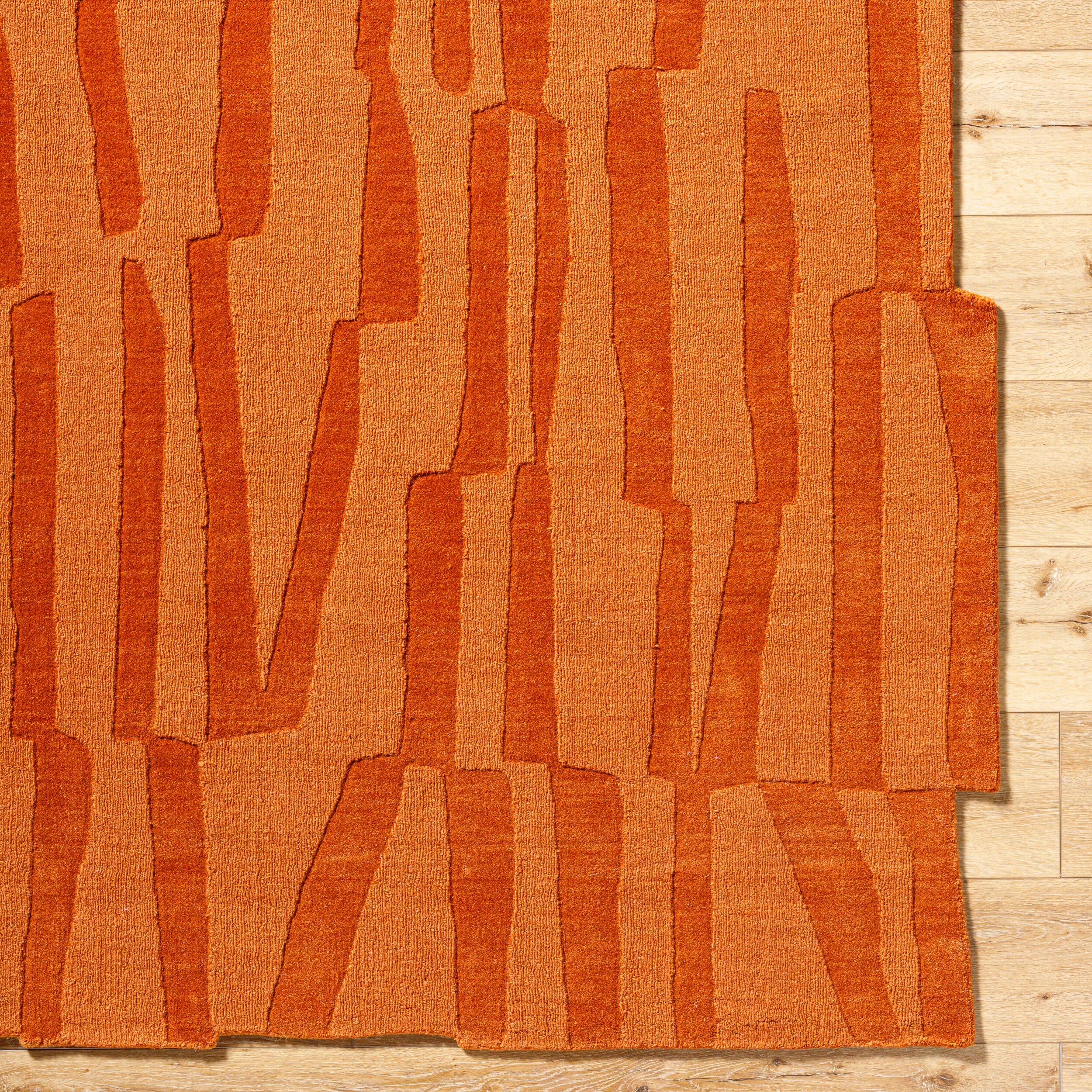 LIVABLISS Mystique M-5488 Burnt Sienna Hand Loomed Area Rug