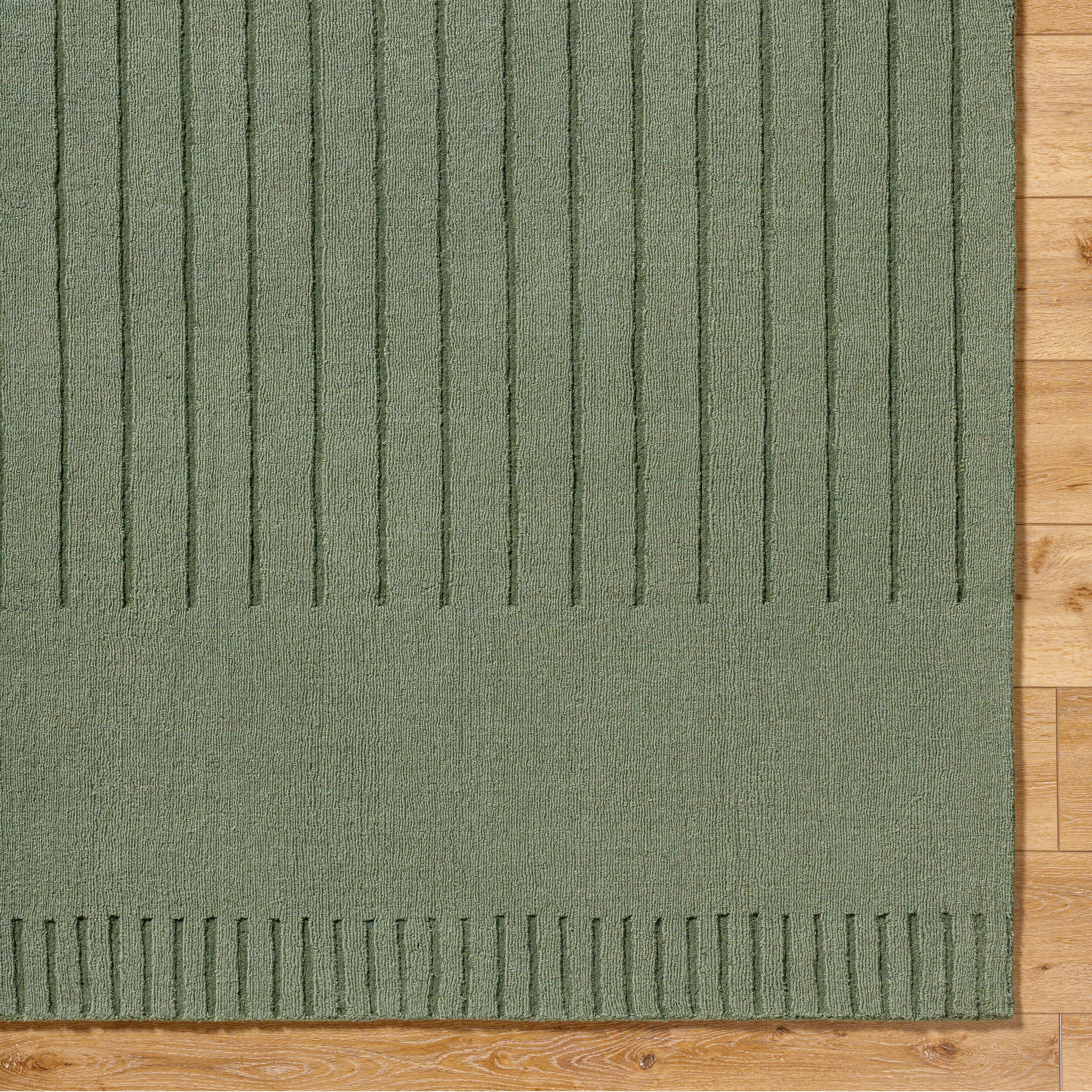 LIVABLISS Mystique M-5495 Sage Green Hand Loomed Area Rug