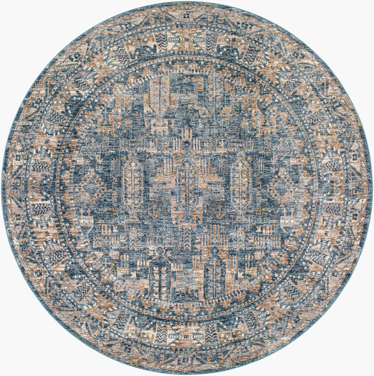 LIVABLISS Mirabel MBE-2301 Dark-Blue Area Rug