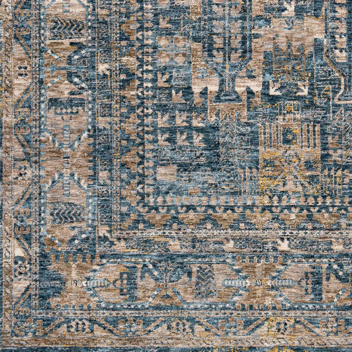 LIVABLISS Mirabel MBE-2301 Dark-Blue Area Rug