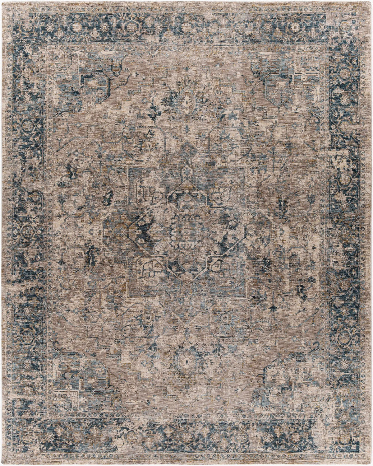 LIVABLISS Mirabel MBE-2312 Teal Area Rug