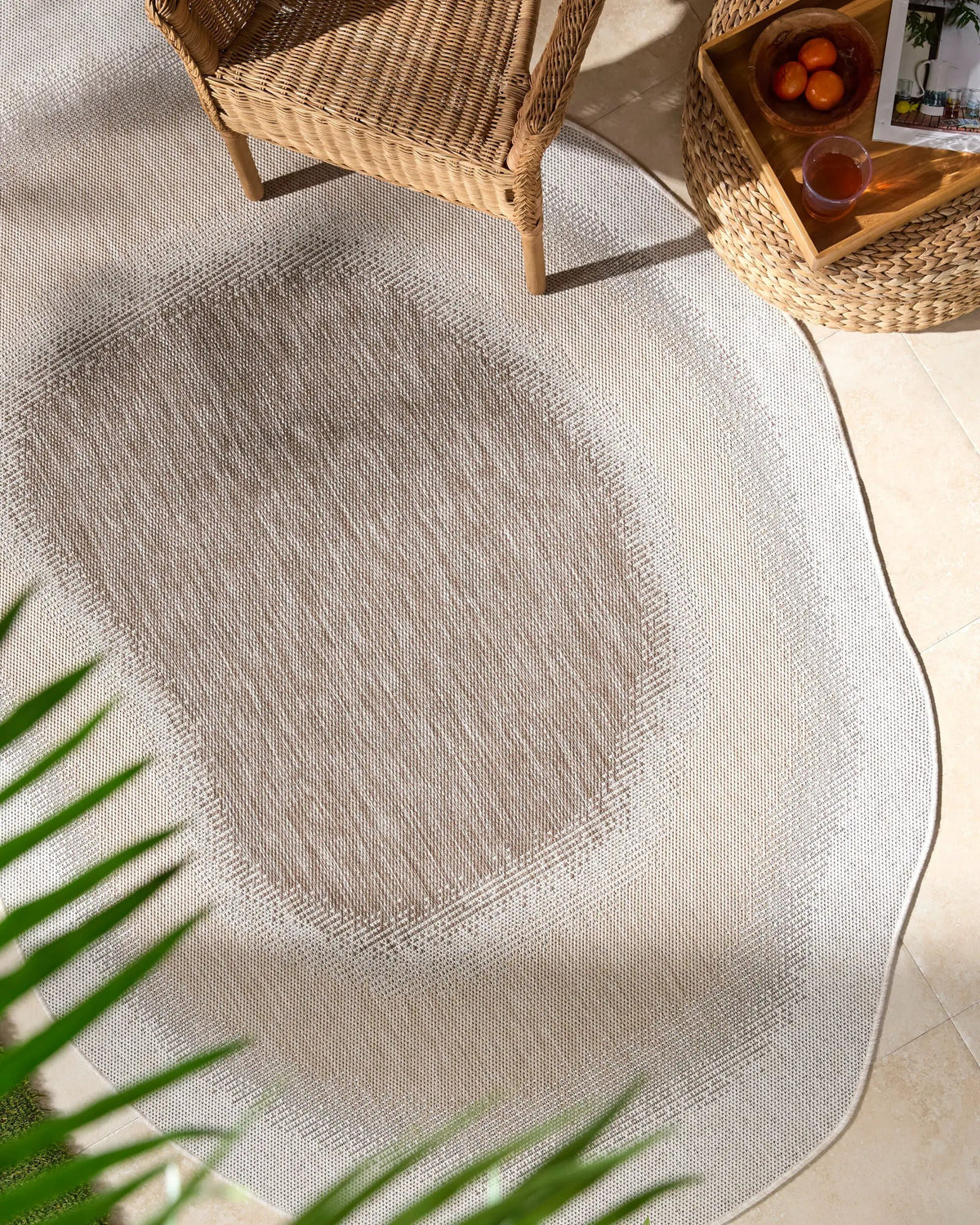 LIVABLISS Miami Beach MBH-2318 Tan Area Rug