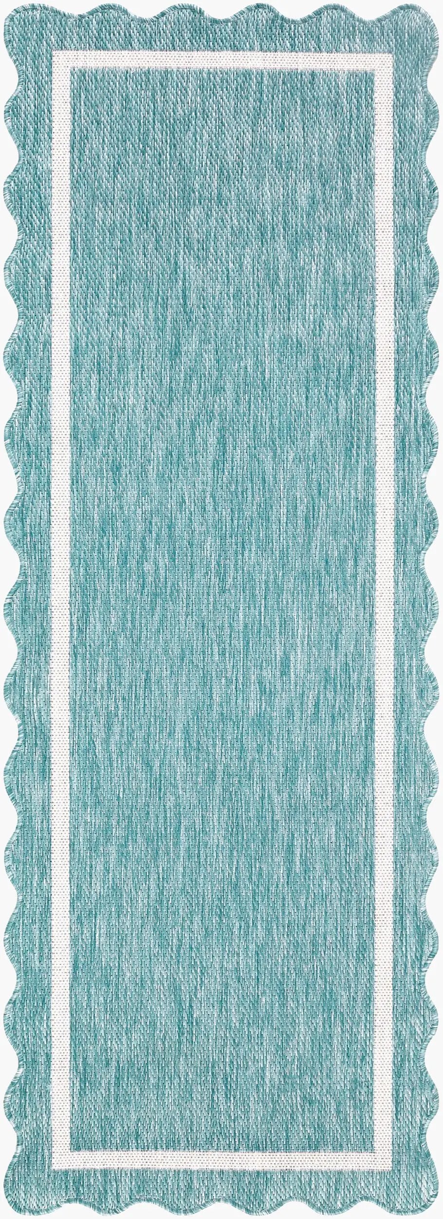 LIVABLISS Miami Beach MBH-2330 Aqua Area Rug