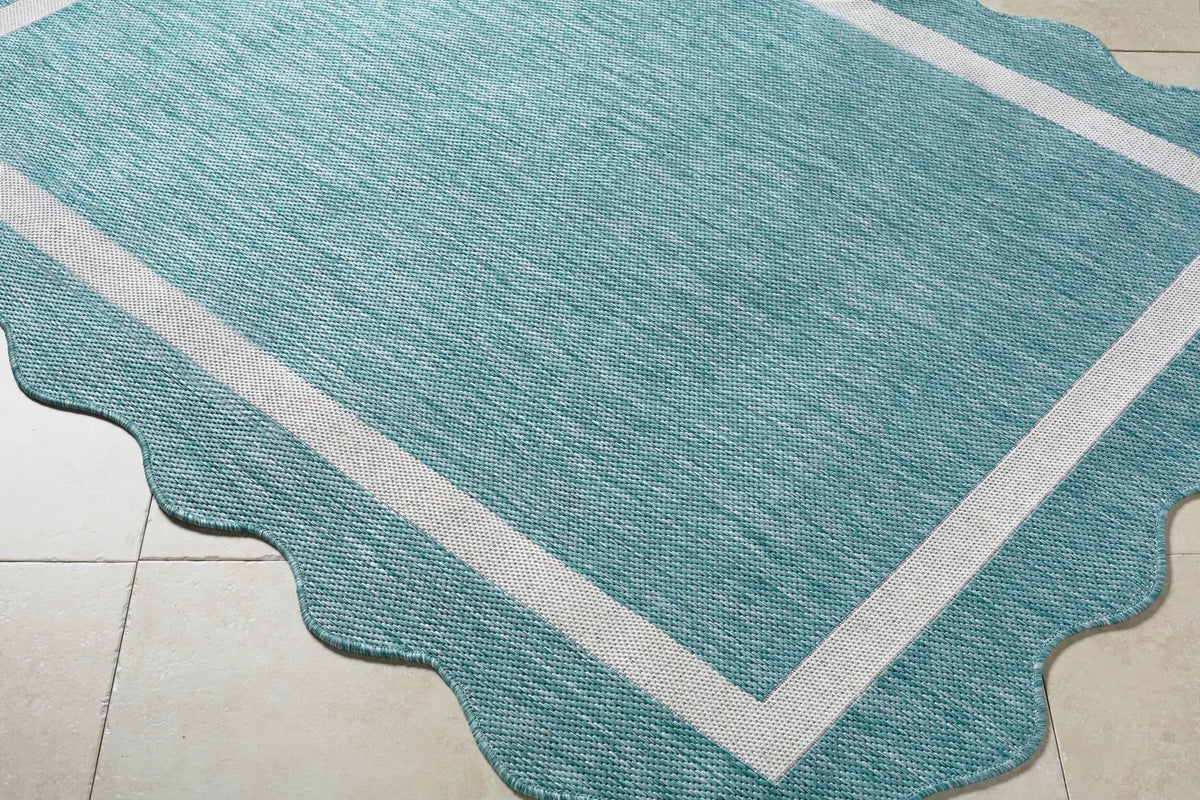 LIVABLISS Miami Beach MBH-2330 Aqua Area Rug