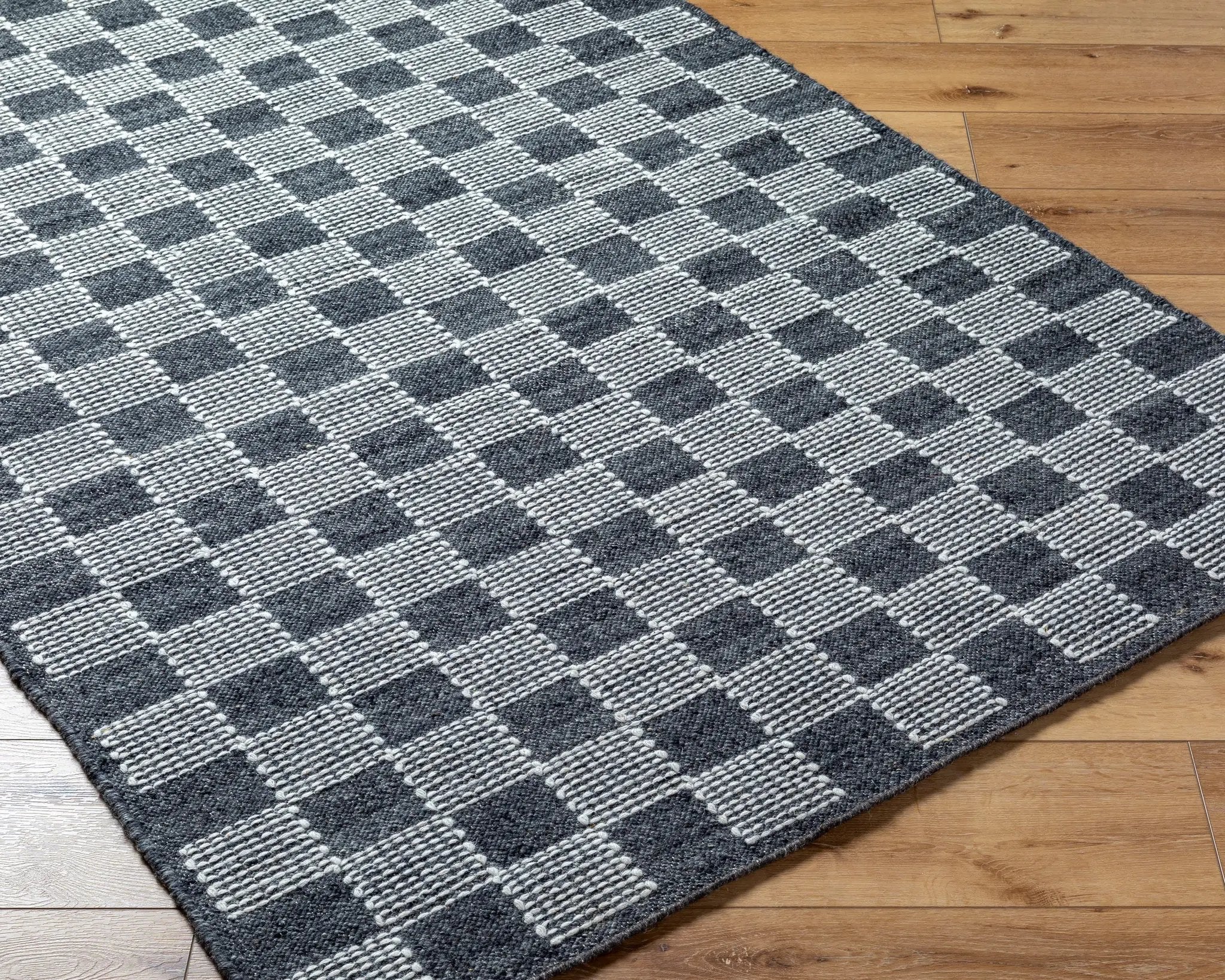 Marcela MCL-2300 Charcoal Area Rug by LIVABLISS