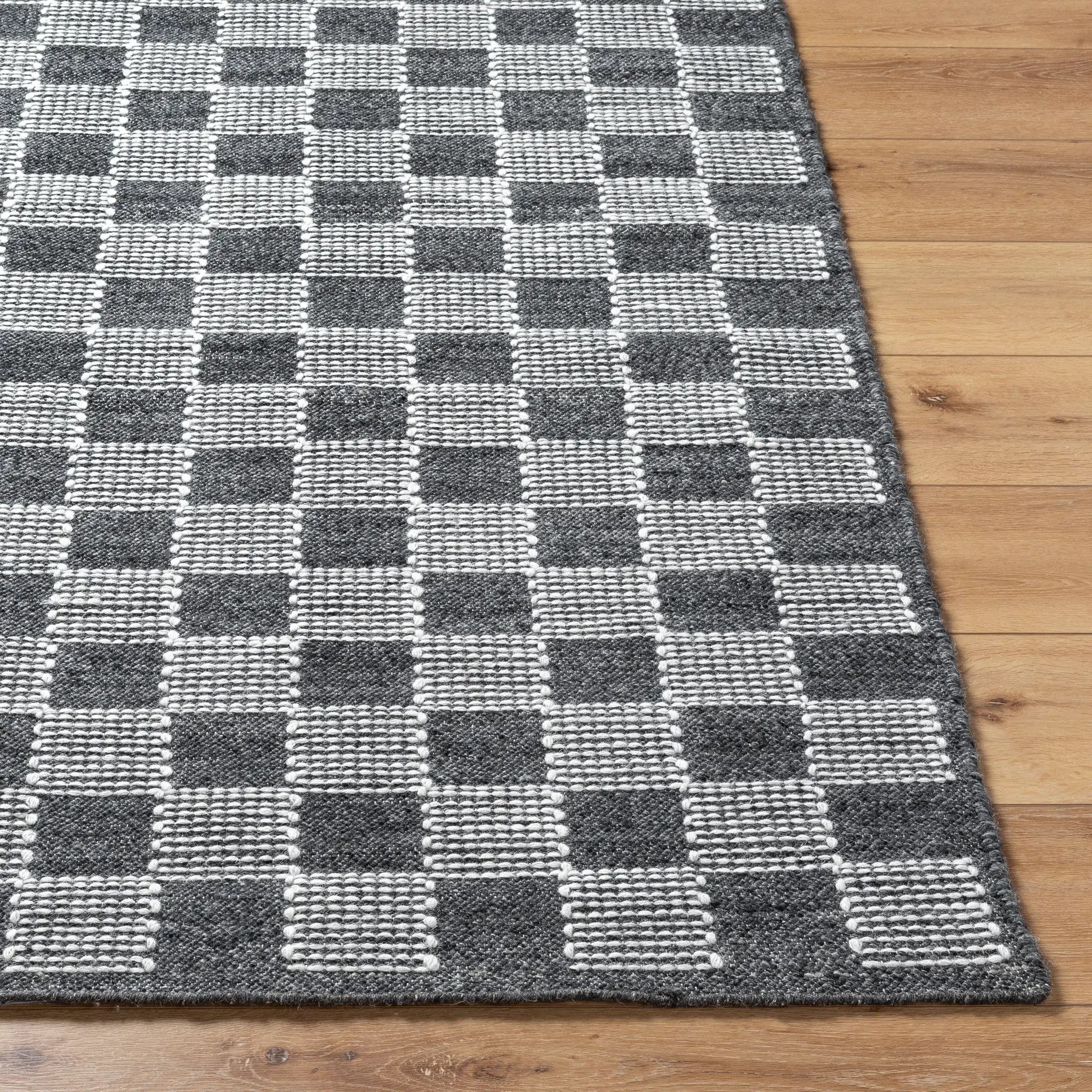 Marcela MCL-2300 Charcoal Area Rug by LIVABLISS