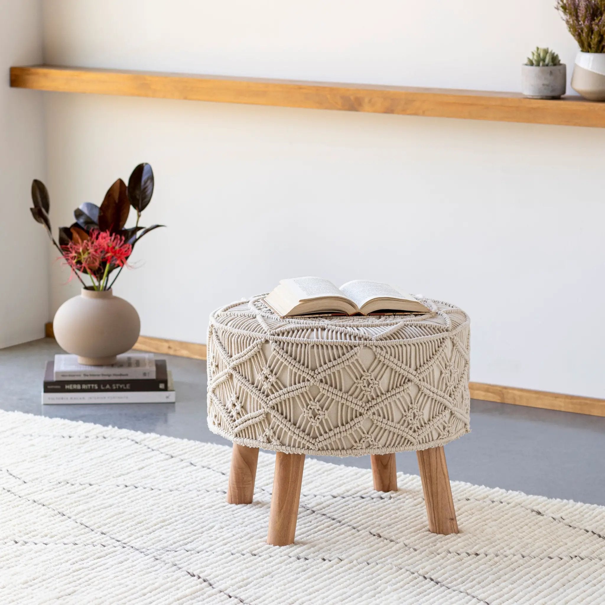 Mandala MDL-001 Ottoman by LIVABLISS