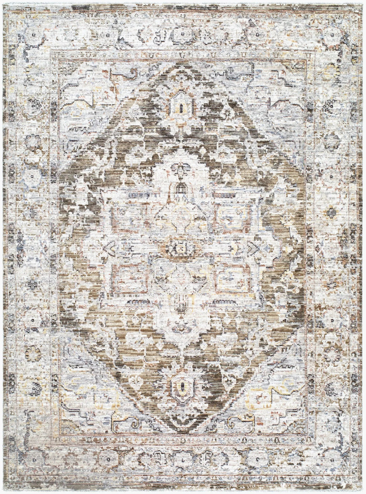 LIVABLISS Mansfield MFD-2302 Dark-Brown Area Rug