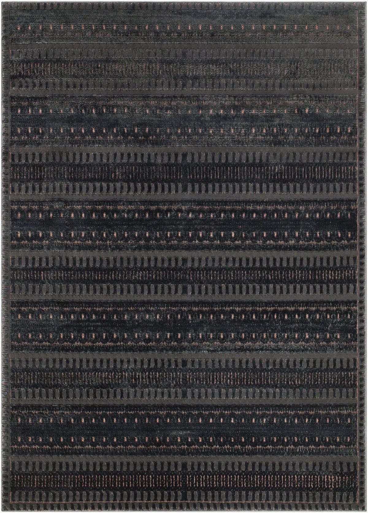 LIVABLISS Macchiato MHO-2301 Black Area Rug