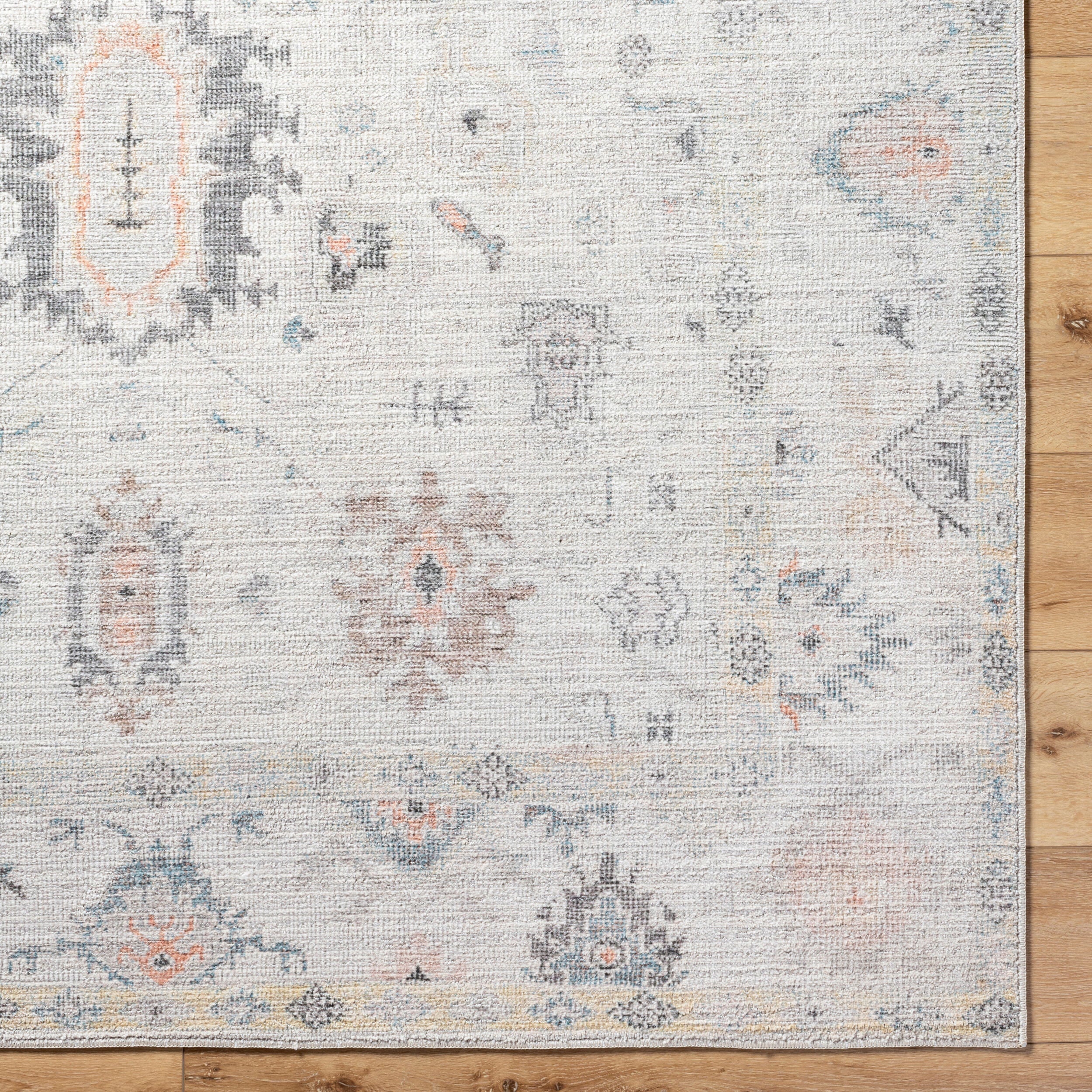 Surya Marlon MLO-2310 Light Gray Area Rug by LIVABLISS