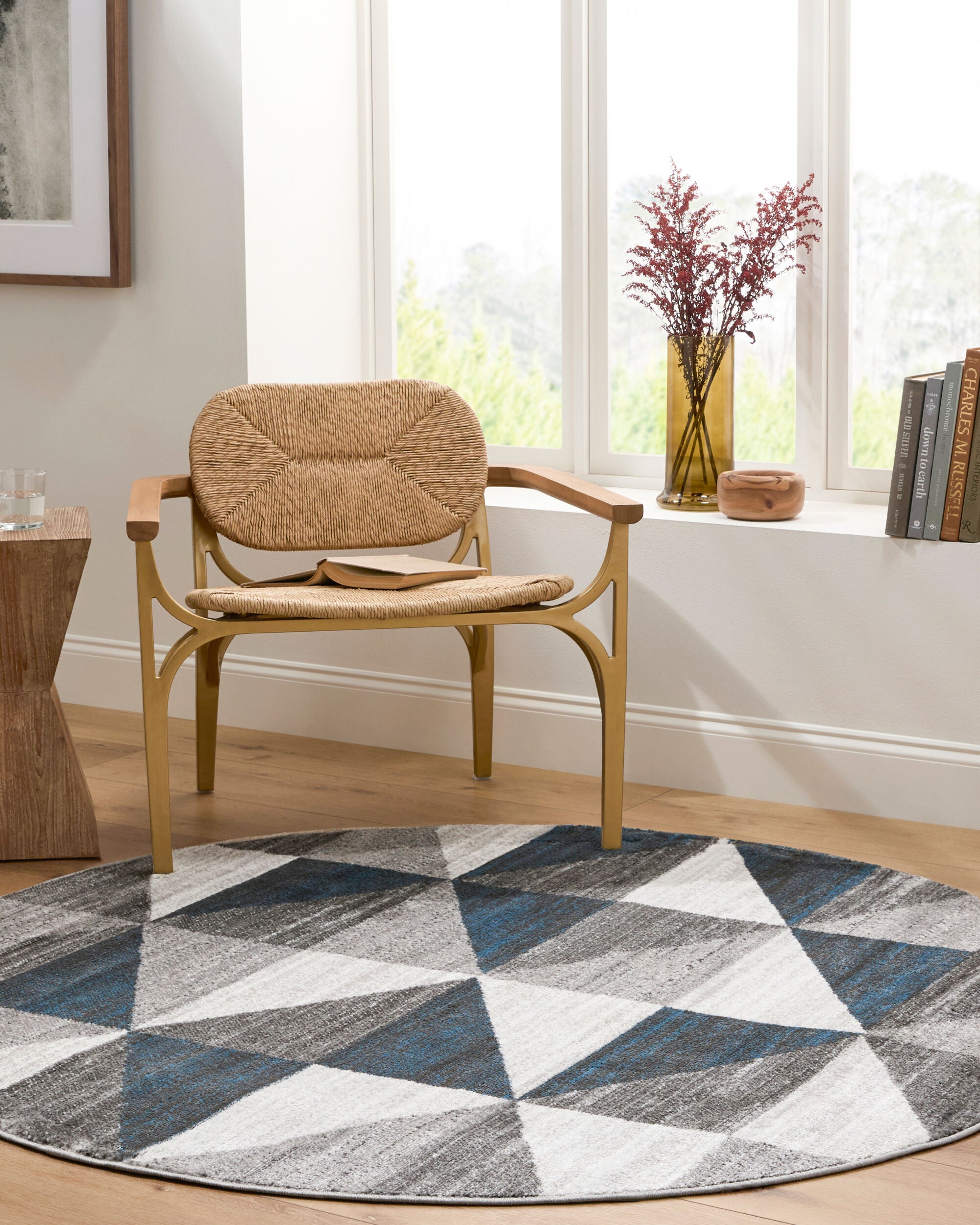 Surya Monte Carlo MNC-2307 Blue Area Rug by LIVABLISS