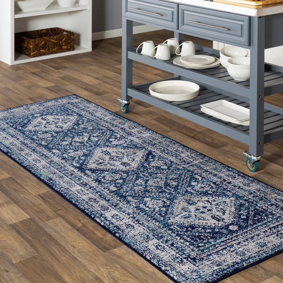 LIVABLISS Monte Carlo MNC-2315 Navy Area Rug