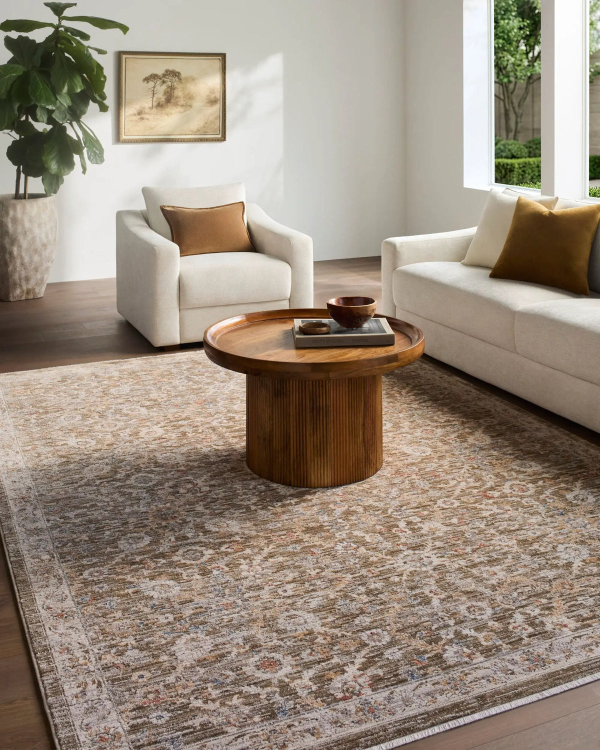 LIVABLISS Montreux MNX-2306 Medium-Brown Area Rug