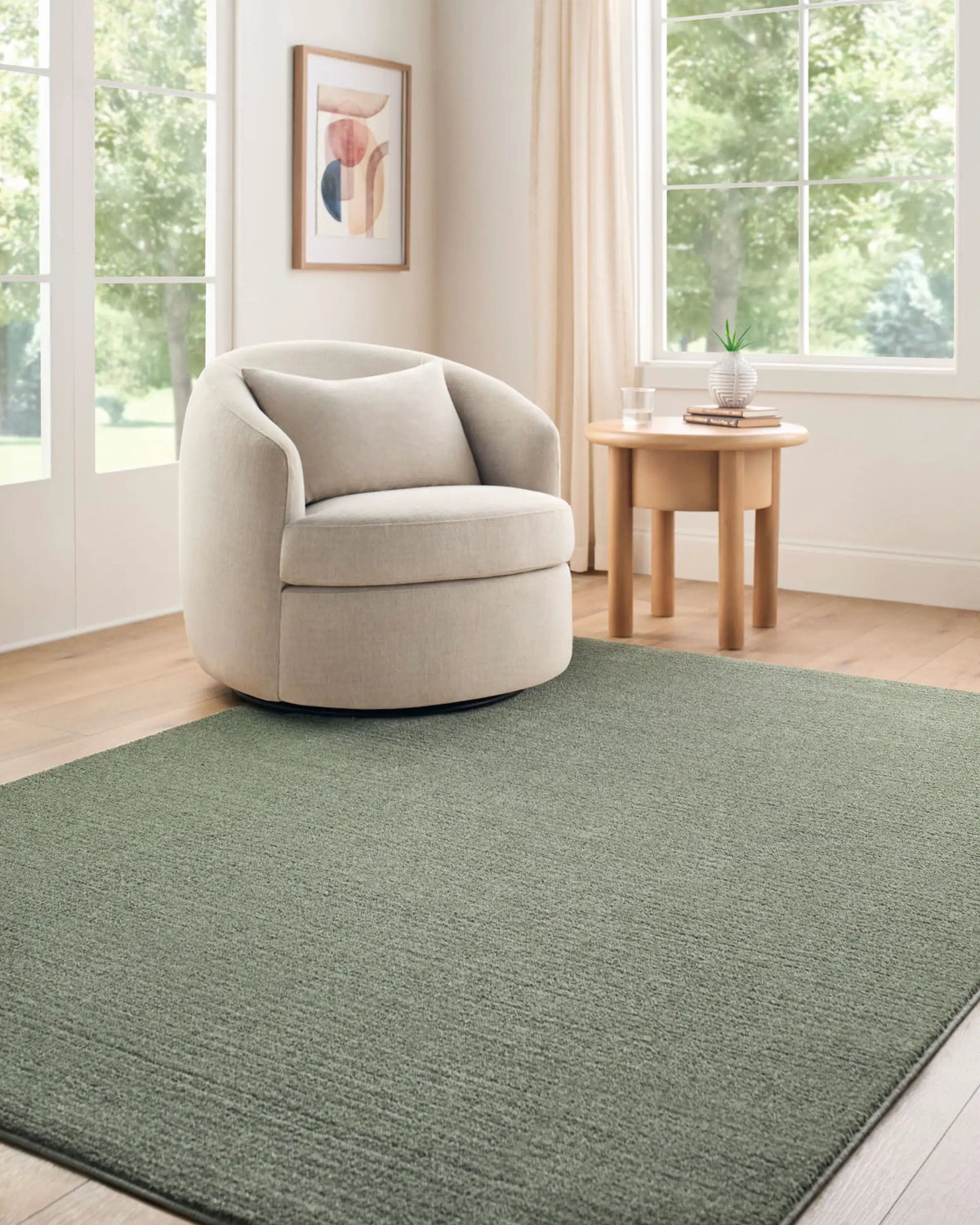 LIVABLISS Maribor MOB-2306 Olive Area Rug