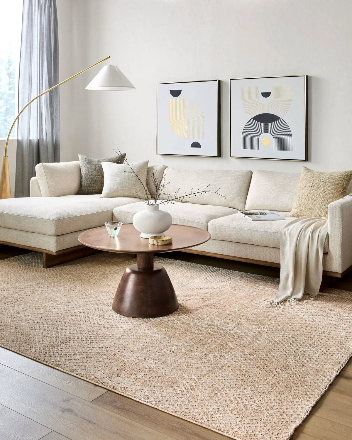 LIVABLISS Masterpiece MPC-2302 Beige Area Rug