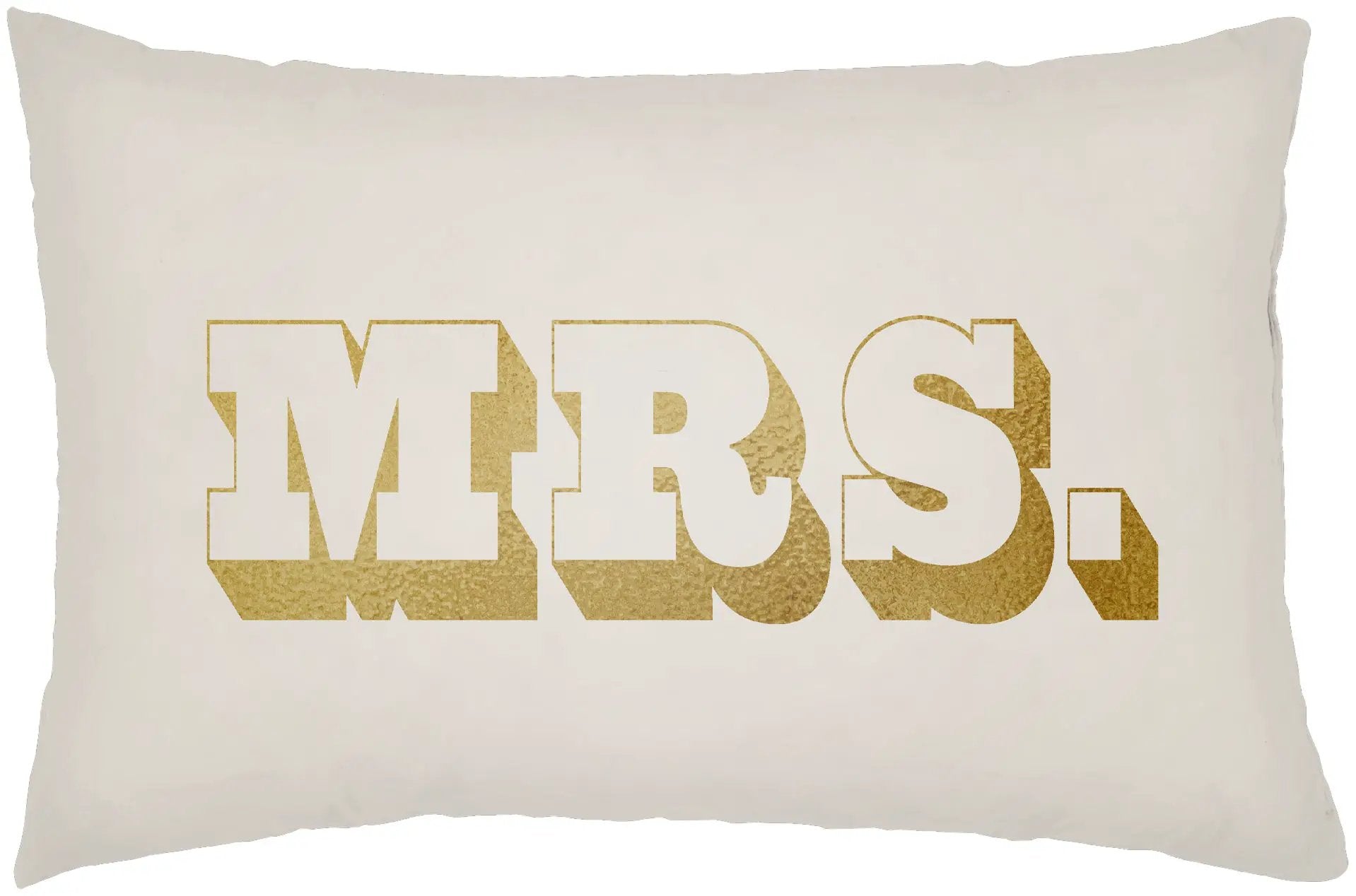 Mr & Mrs MRSS-002 Lumbar Pillow by LIVABLISS