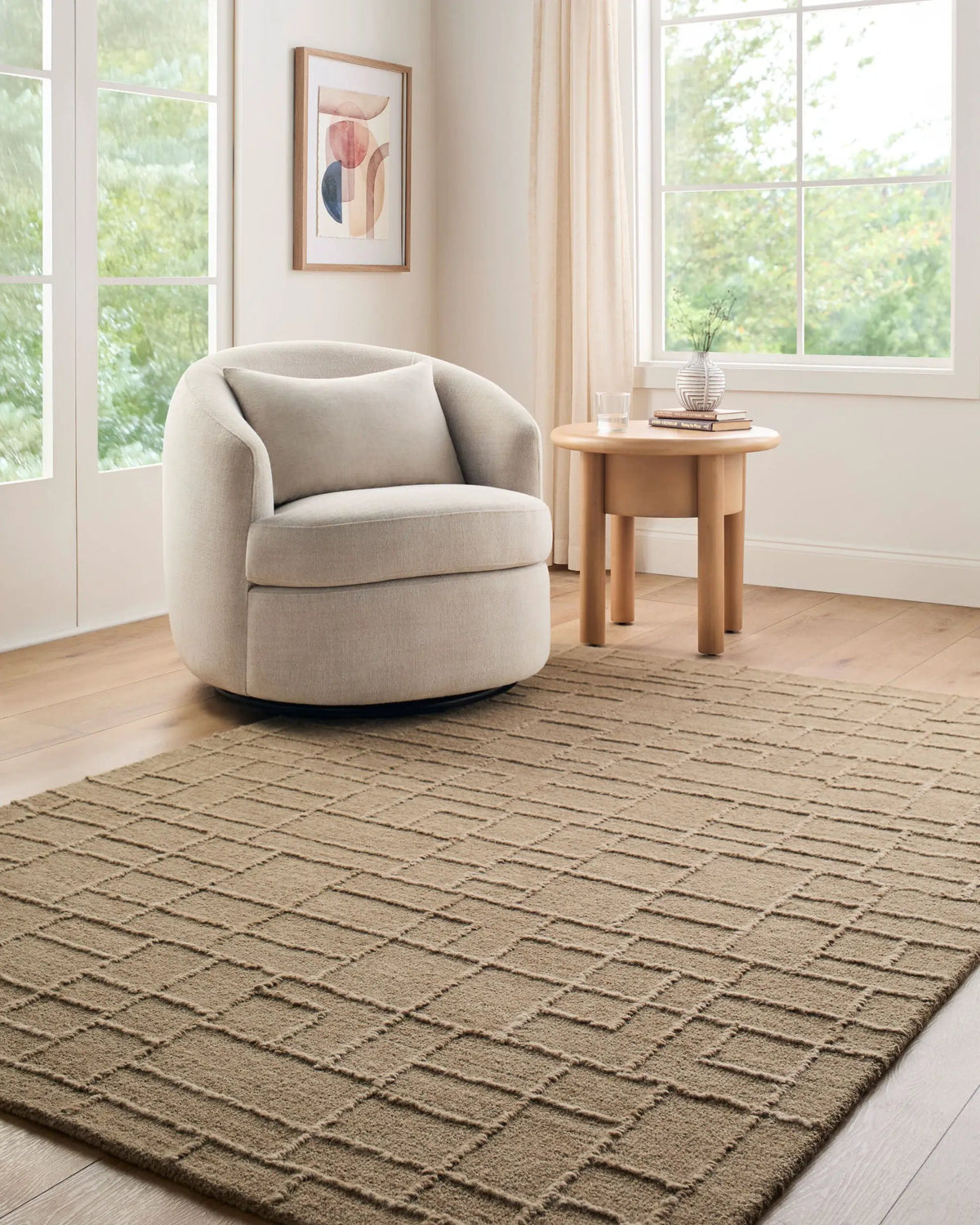 LIVABLISS Matterhorn MTH-2304 Taupe Area Rug