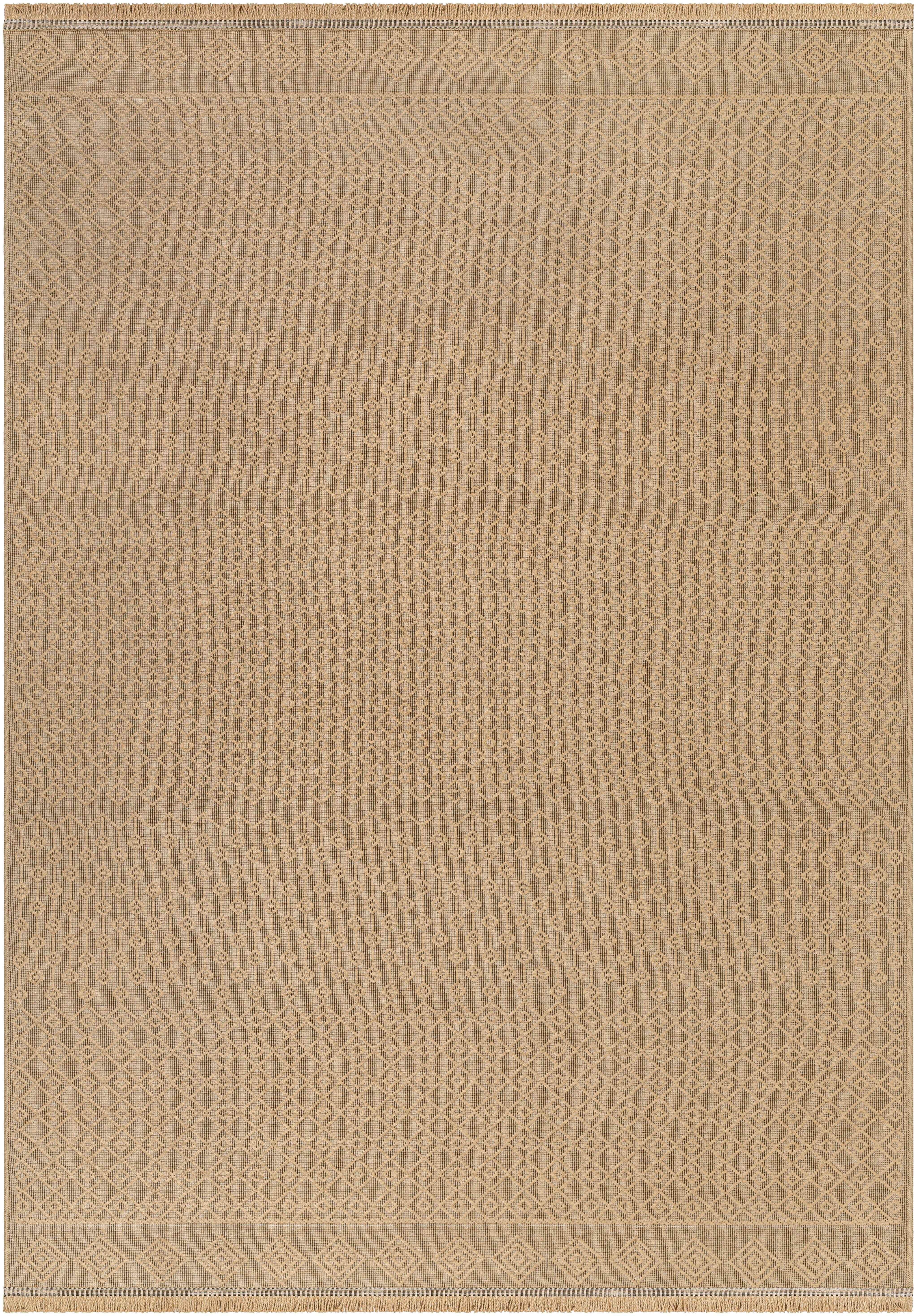 Surya Mystery MYS-2303 Tan Machine Washable Area Rug by LIVABLISS