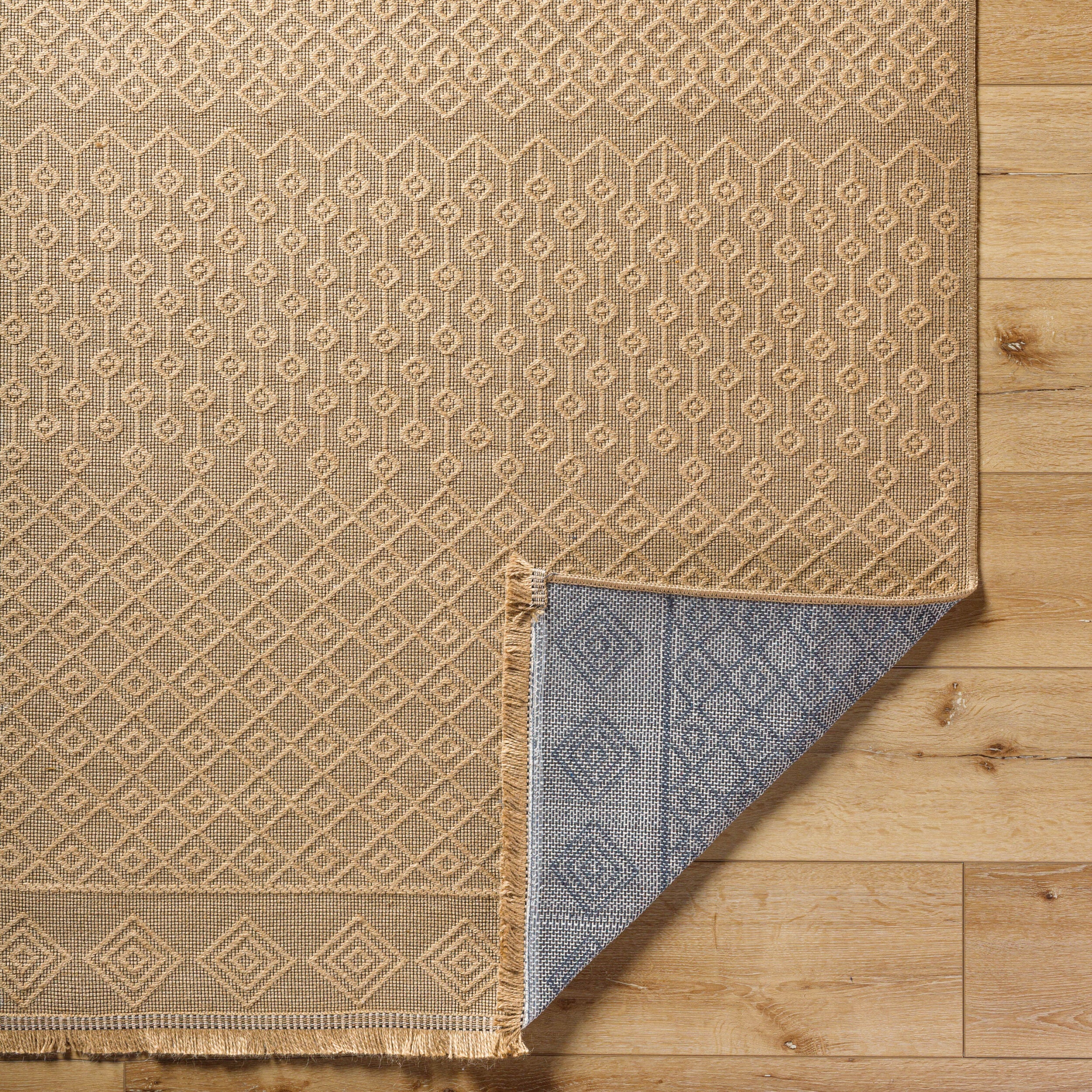 Surya Mystery MYS-2303 Tan Machine Washable Area Rug by LIVABLISS