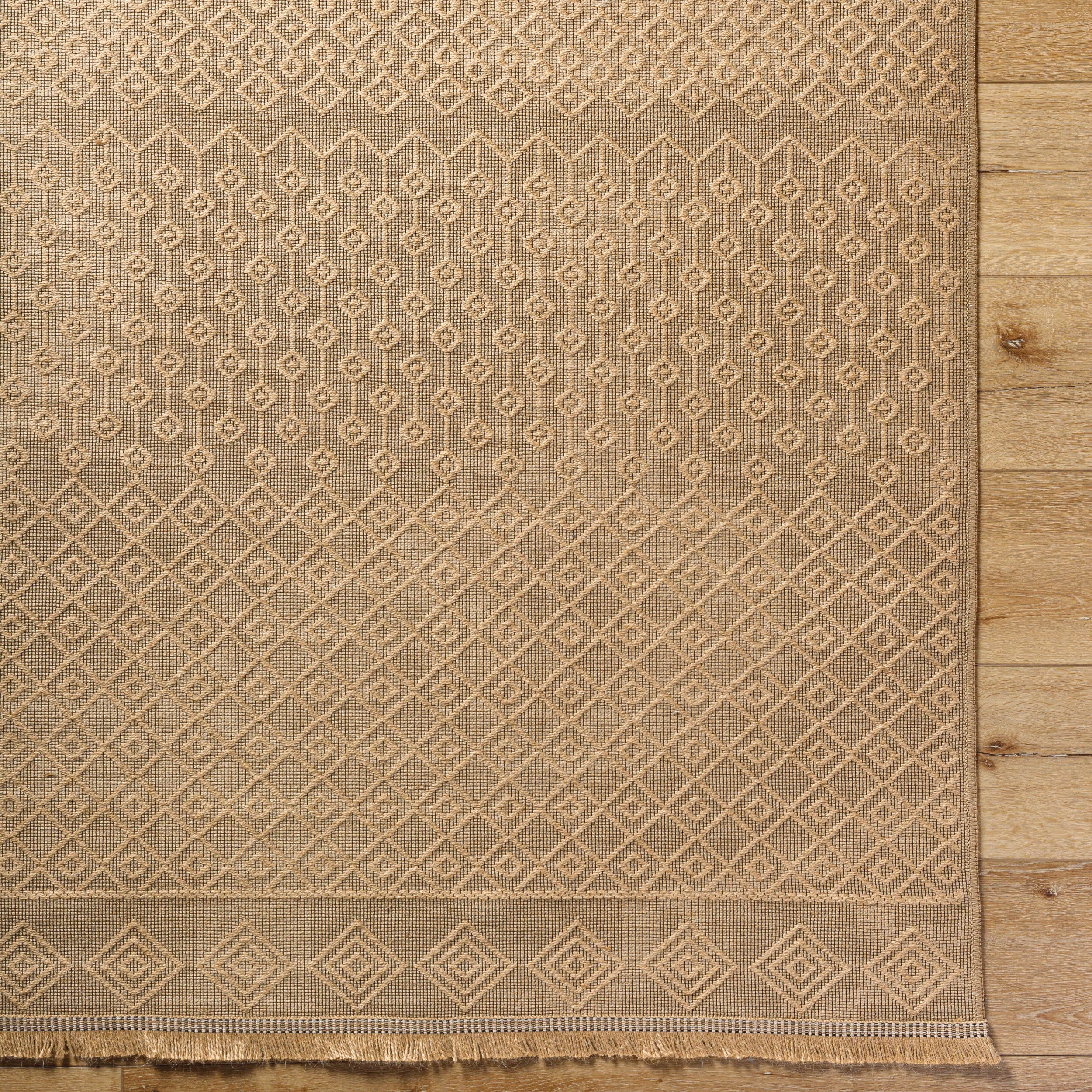 Surya Mystery MYS-2303 Tan Machine Washable Area Rug by LIVABLISS