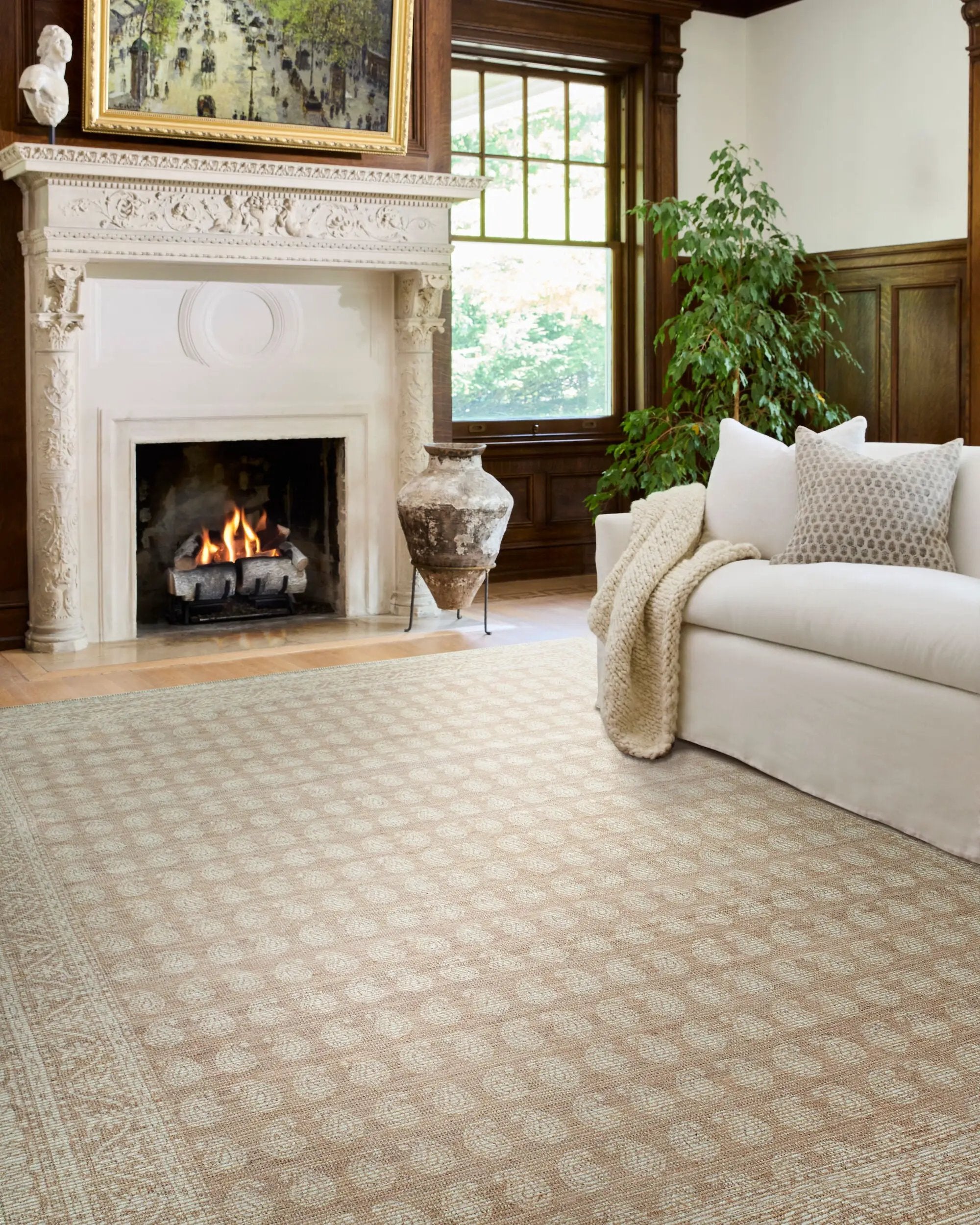 Alo NBAL-2300 Oatmeal Area Rug by Nabela Noor Home x LIVABLISS