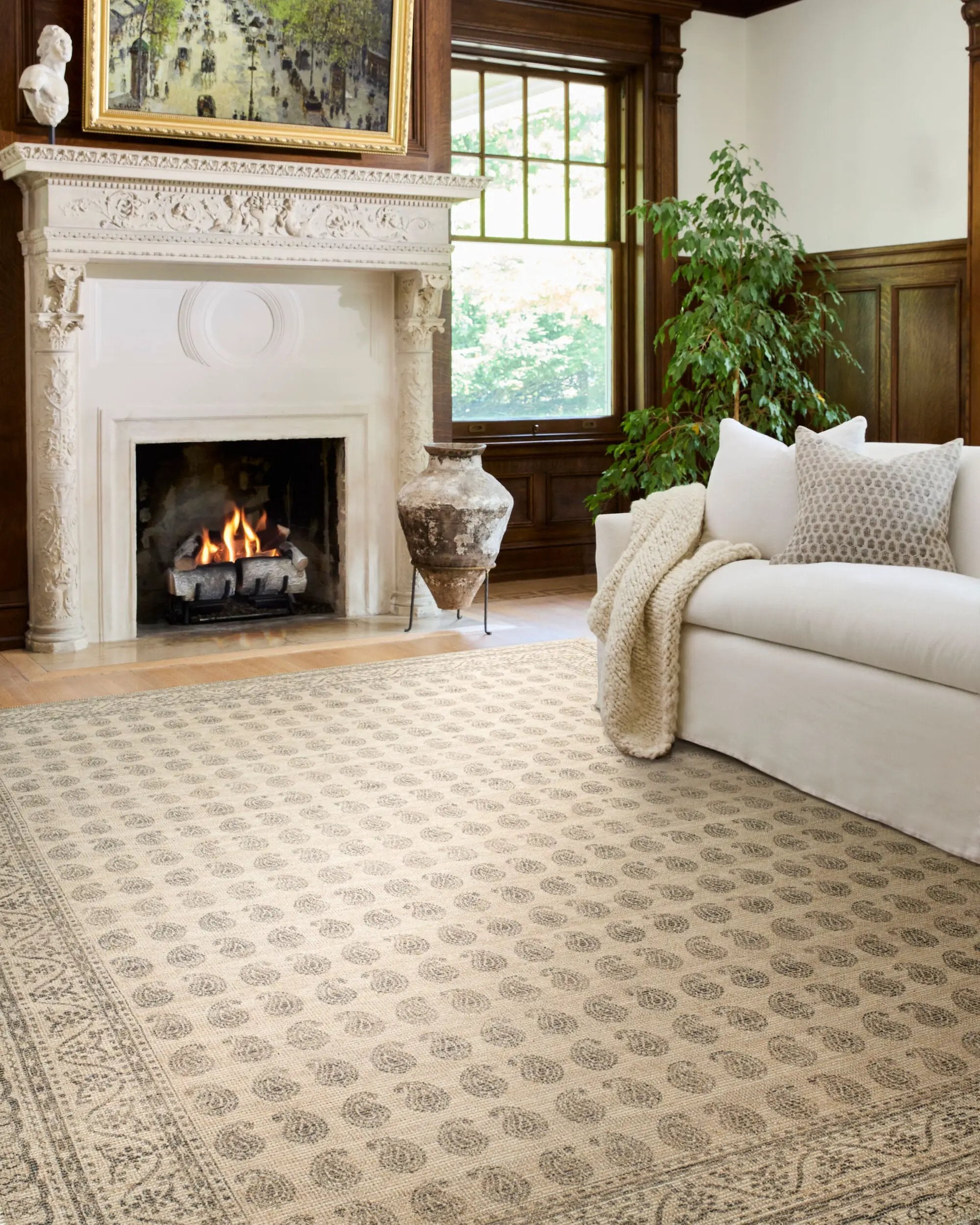 Alo NBAL-2301 Medium Gray Area Rug by Nabela Noor Home x LIVABLISS