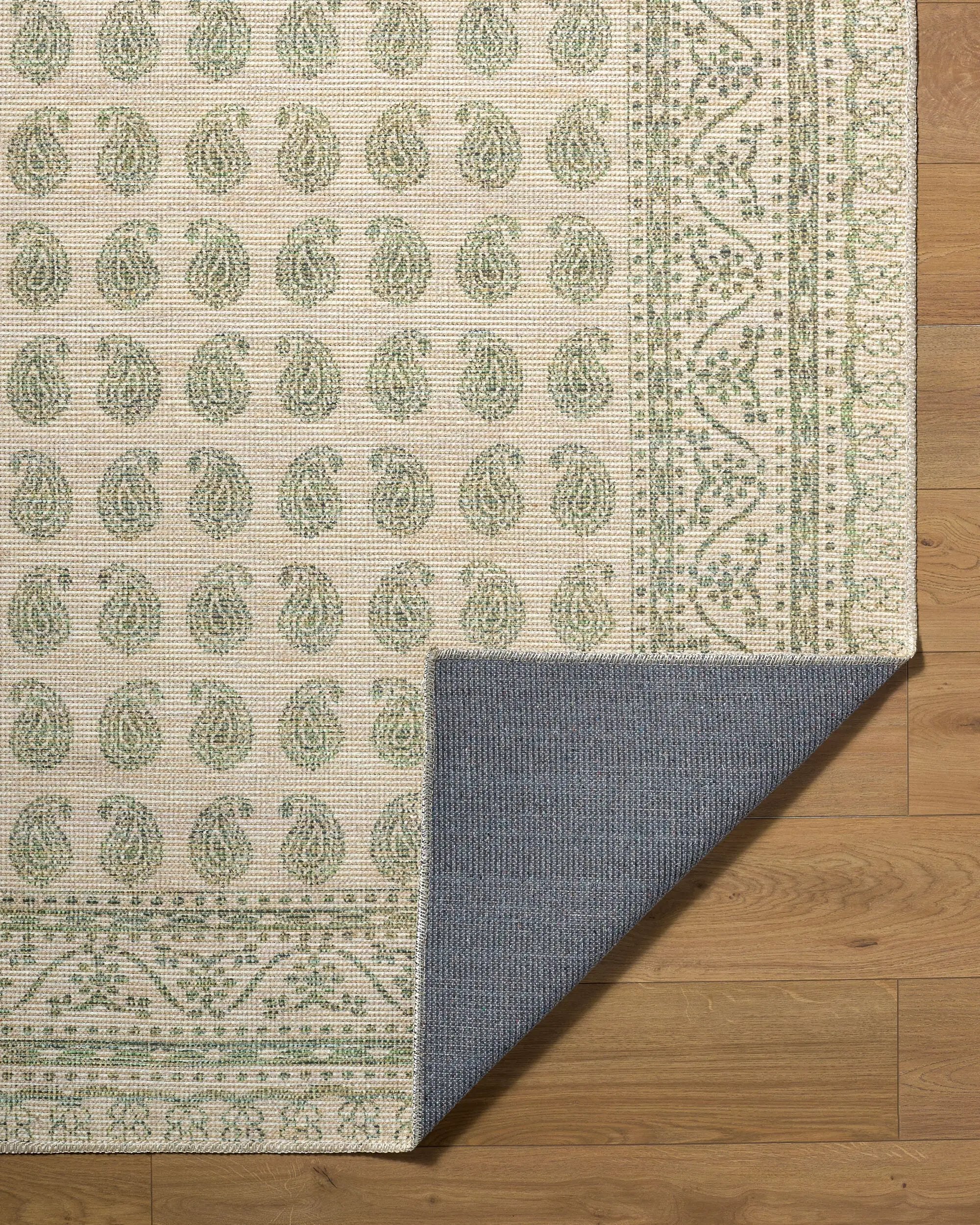 Alo NBAL-2302 Medium Green Area Rug by Nabela Noor Home x LIVABLISS