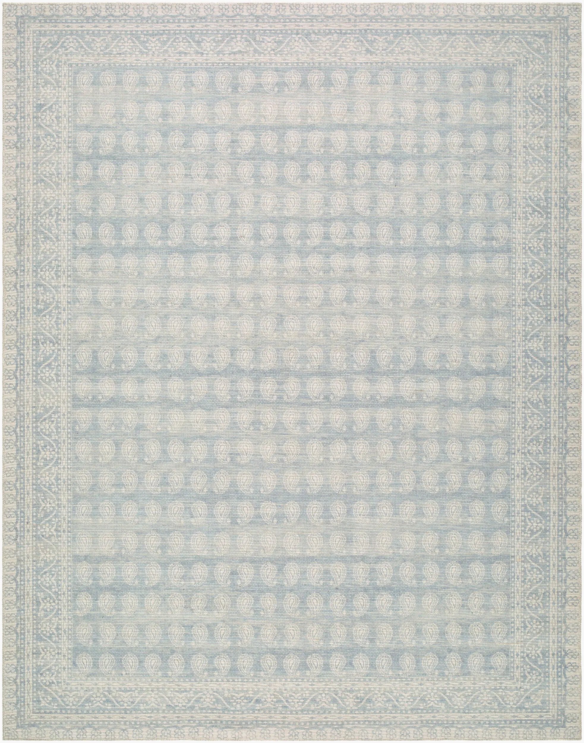 Alo NBAL-2303 Sky Blue Area Rug by Nabela Noor Home x LIVABLISS