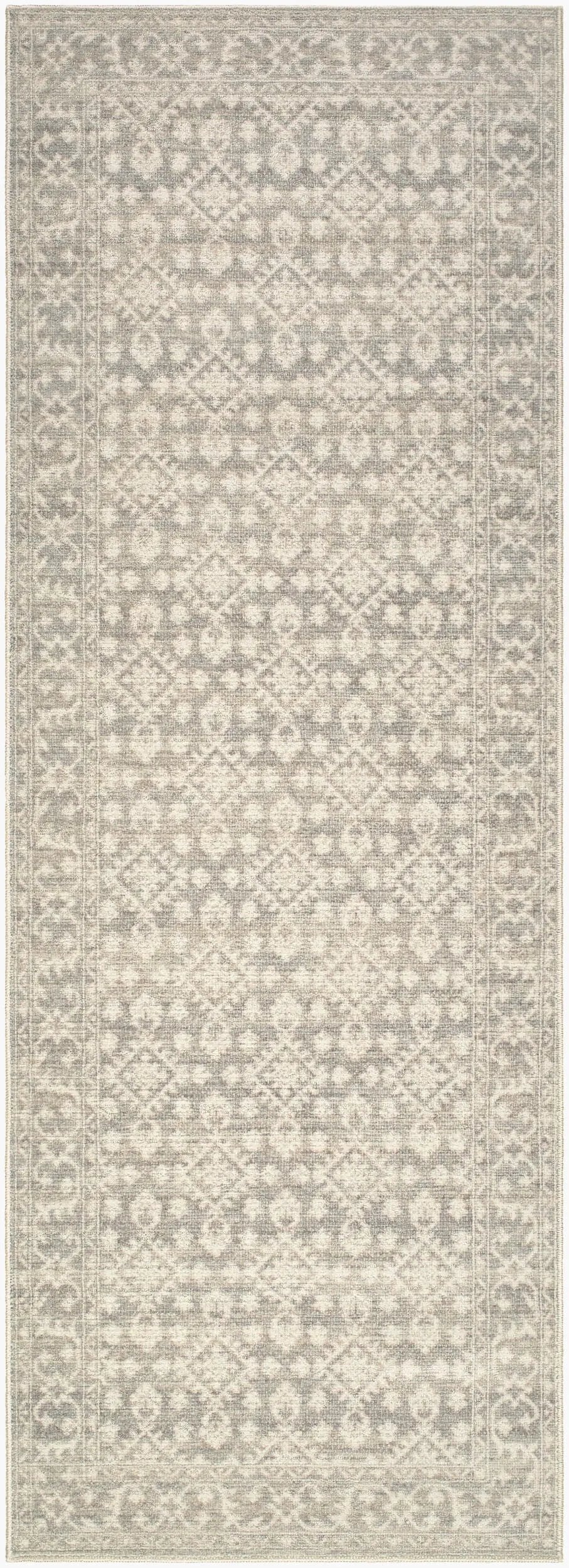 Aram NBAR-2301 Charcoal Area Rug by Nabela Noor Home x LIVABLISS