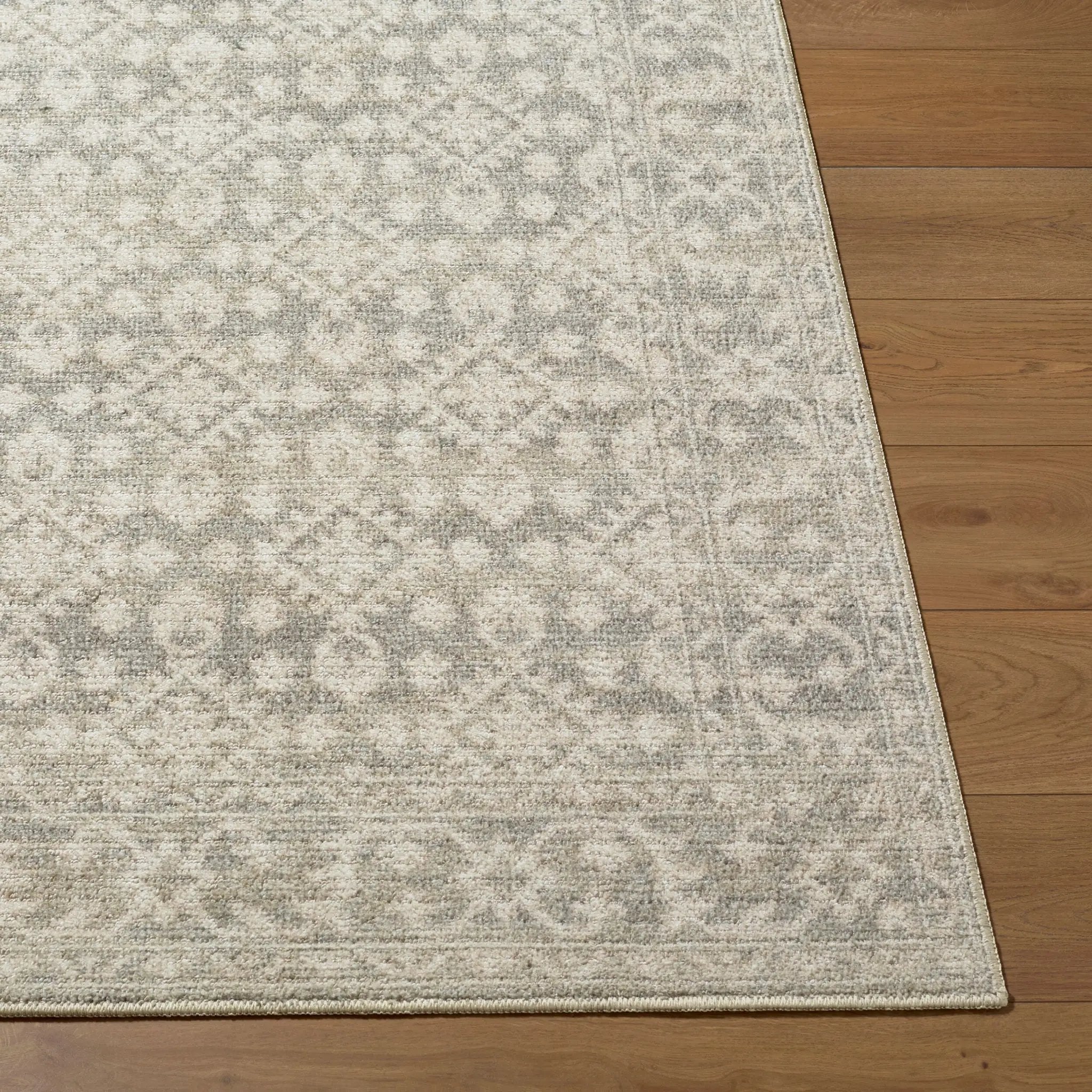 Aram NBAR-2301 Charcoal Area Rug by Nabela Noor Home x LIVABLISS