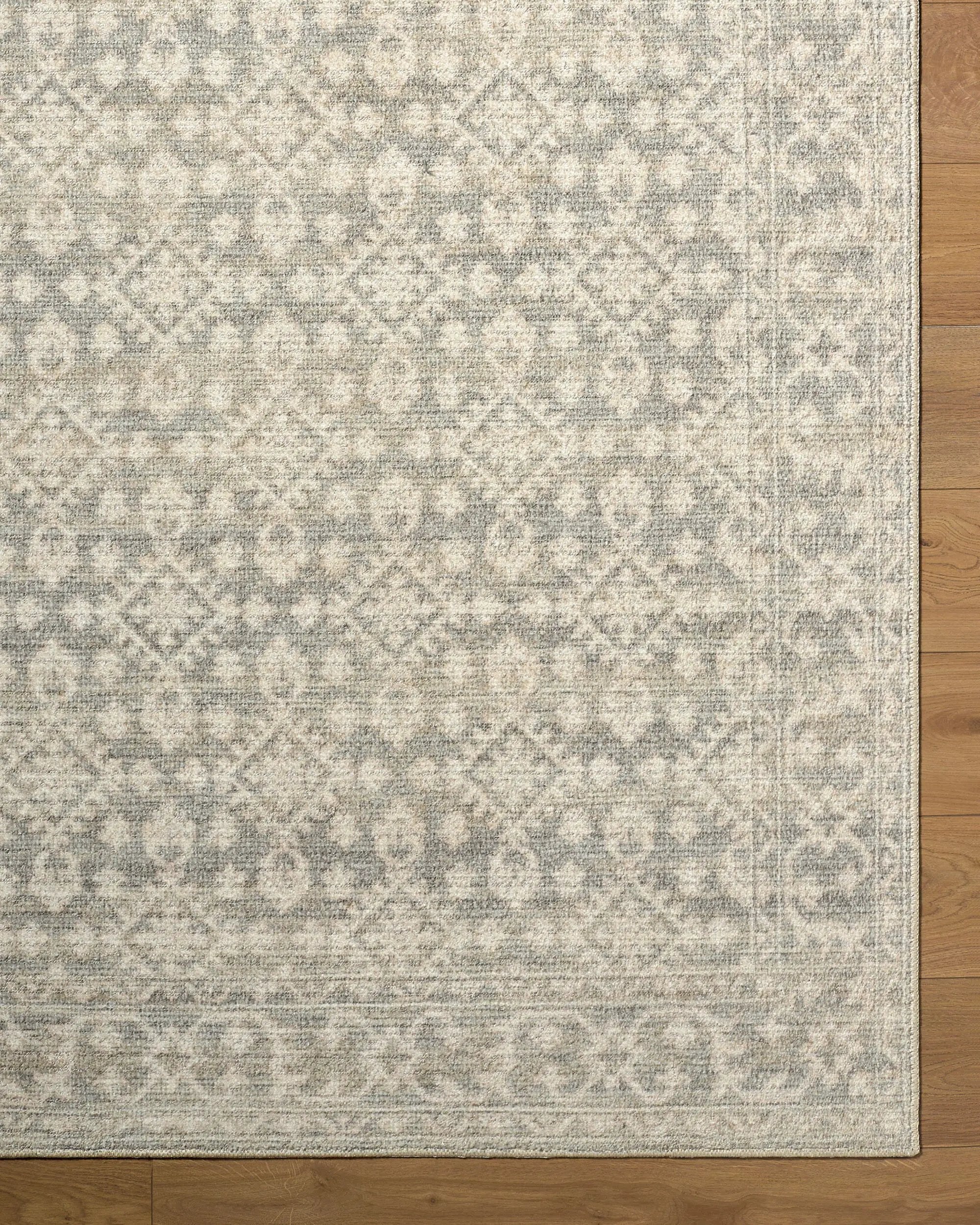 Aram NBAR-2301 Charcoal Area Rug by Nabela Noor Home x LIVABLISS