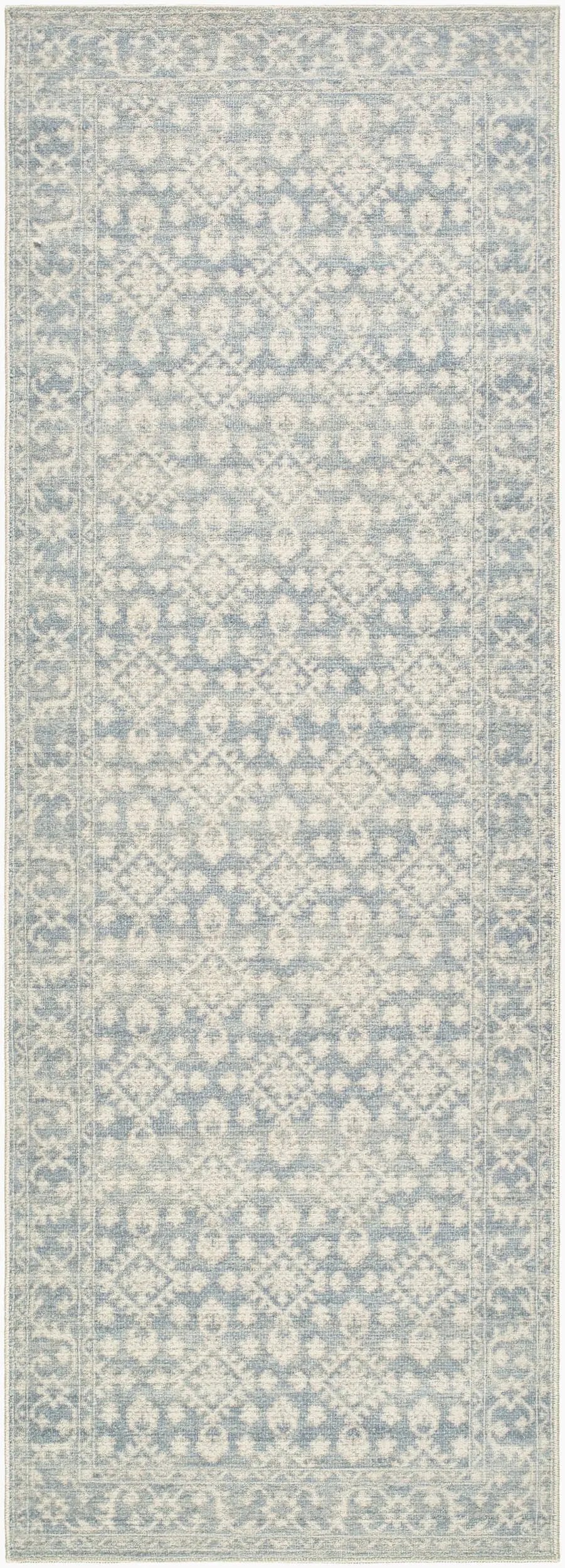 Aram NBAR-2302 Denim Area Rug by Nabela Noor Home x LIVABLISS
