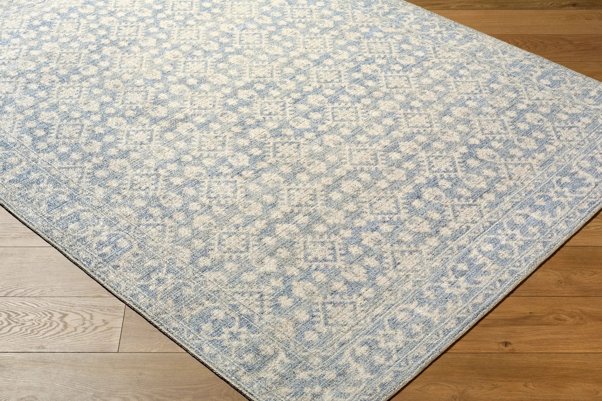 Aram NBAR-2302 Denim Area Rug by Nabela Noor Home x LIVABLISS