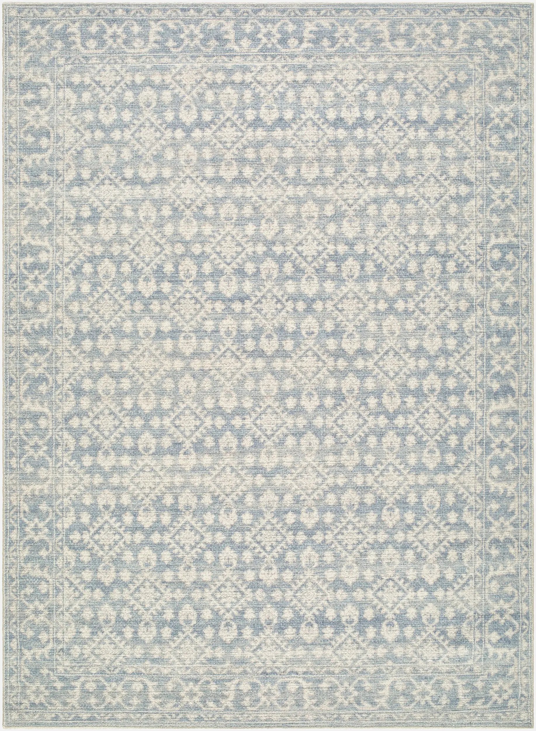 Aram NBAR-2302 Denim Area Rug by Nabela Noor Home x LIVABLISS